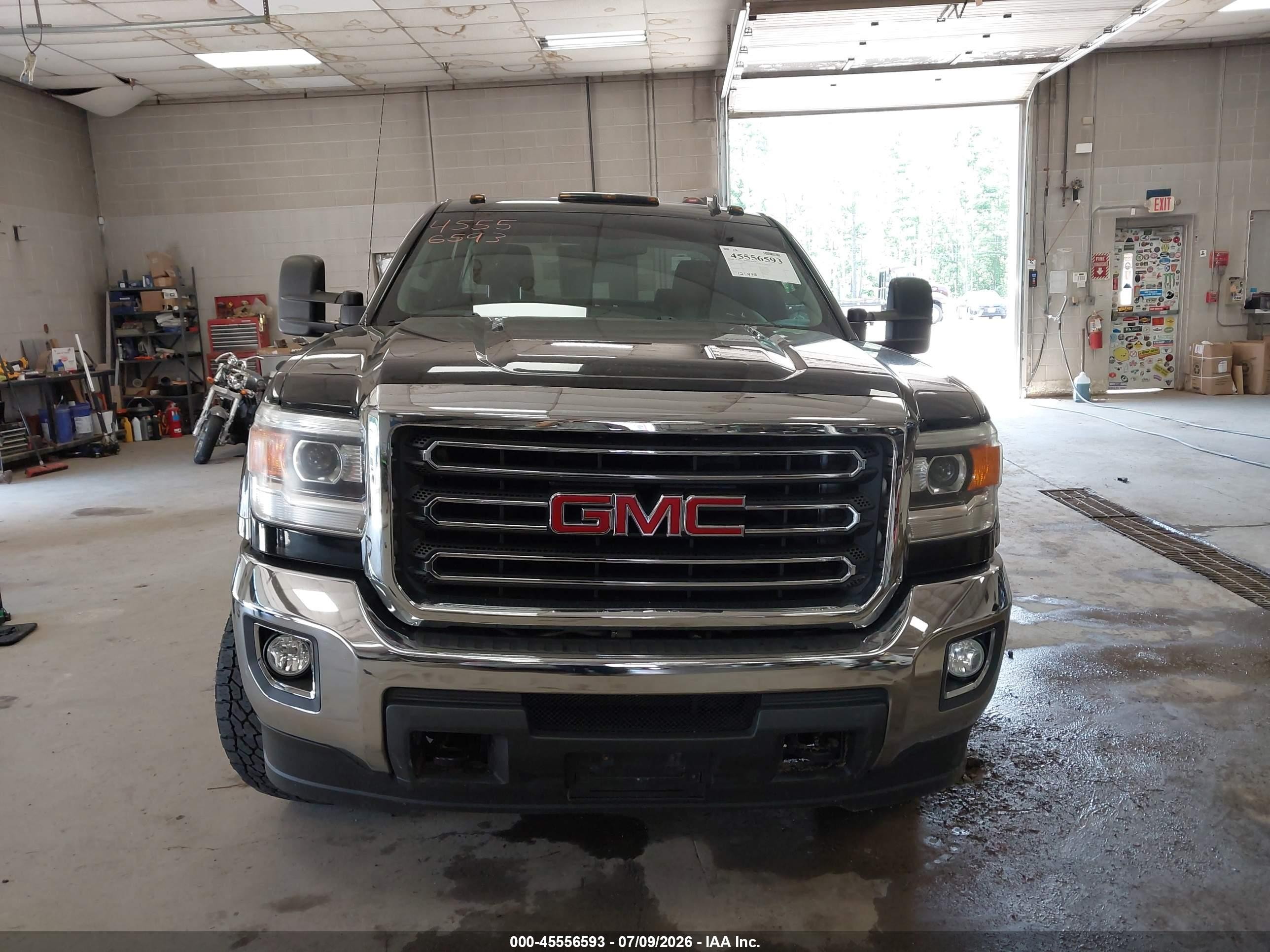 2015 Gmc Sierra 2500hd Sle Черный vin: 1GT22YE89FZ105544