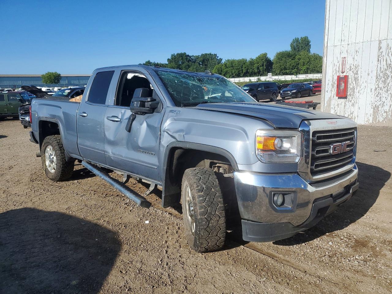 2015 Gmc Sierra K2500 Sle Серый vin: 1GT22YE8XFZ534546