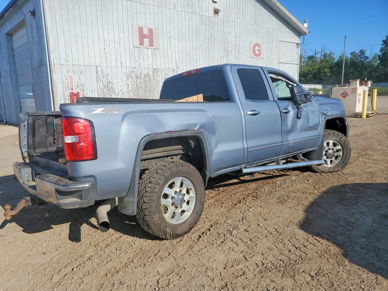 2015 Gmc Sierra K2500 Sle Серый vin: 1GT22YE8XFZ534546