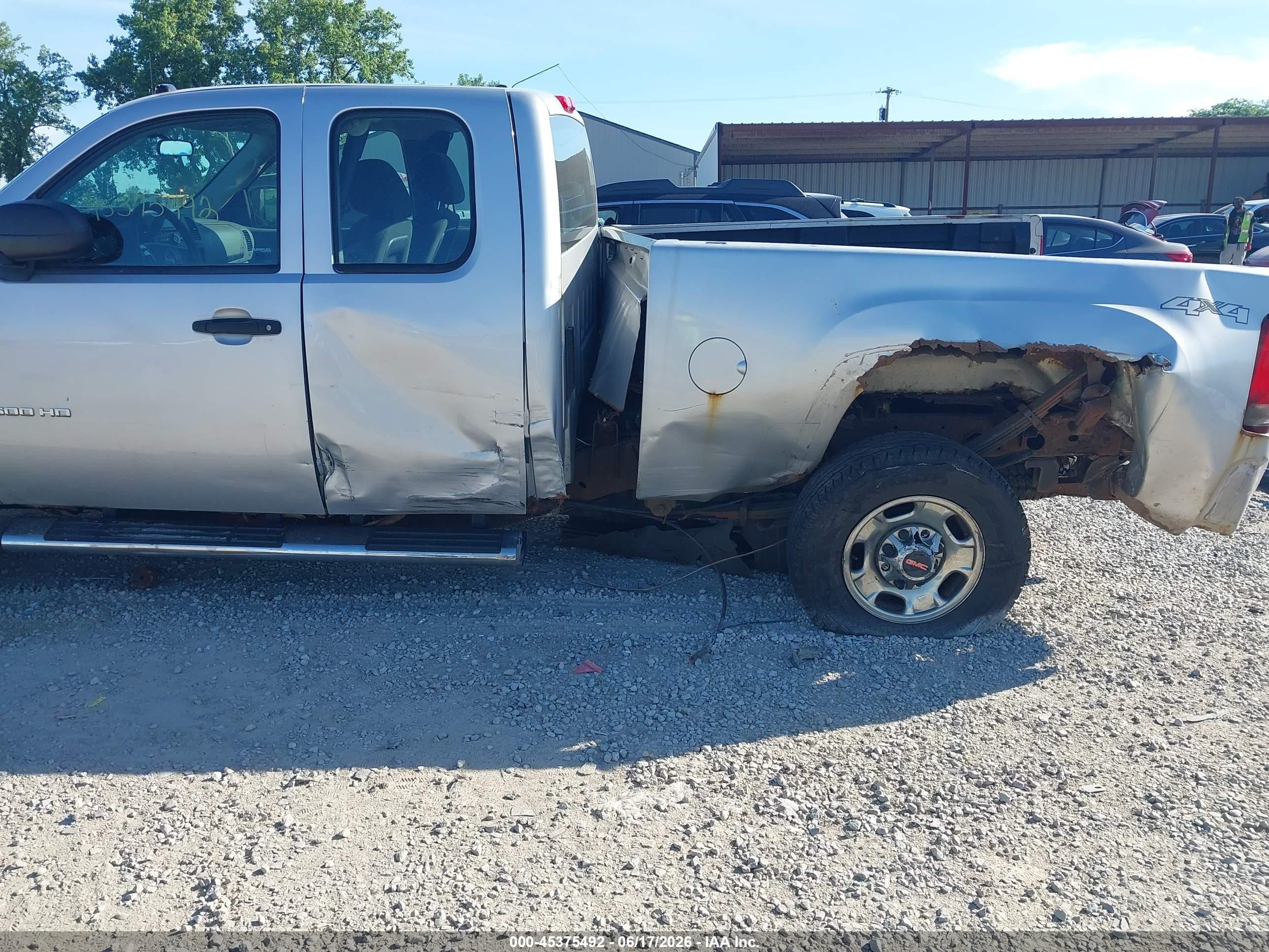 2013 Gmc Sierra 2500hd Work Truck Silver vin: 1GT22ZCG0DZ285199