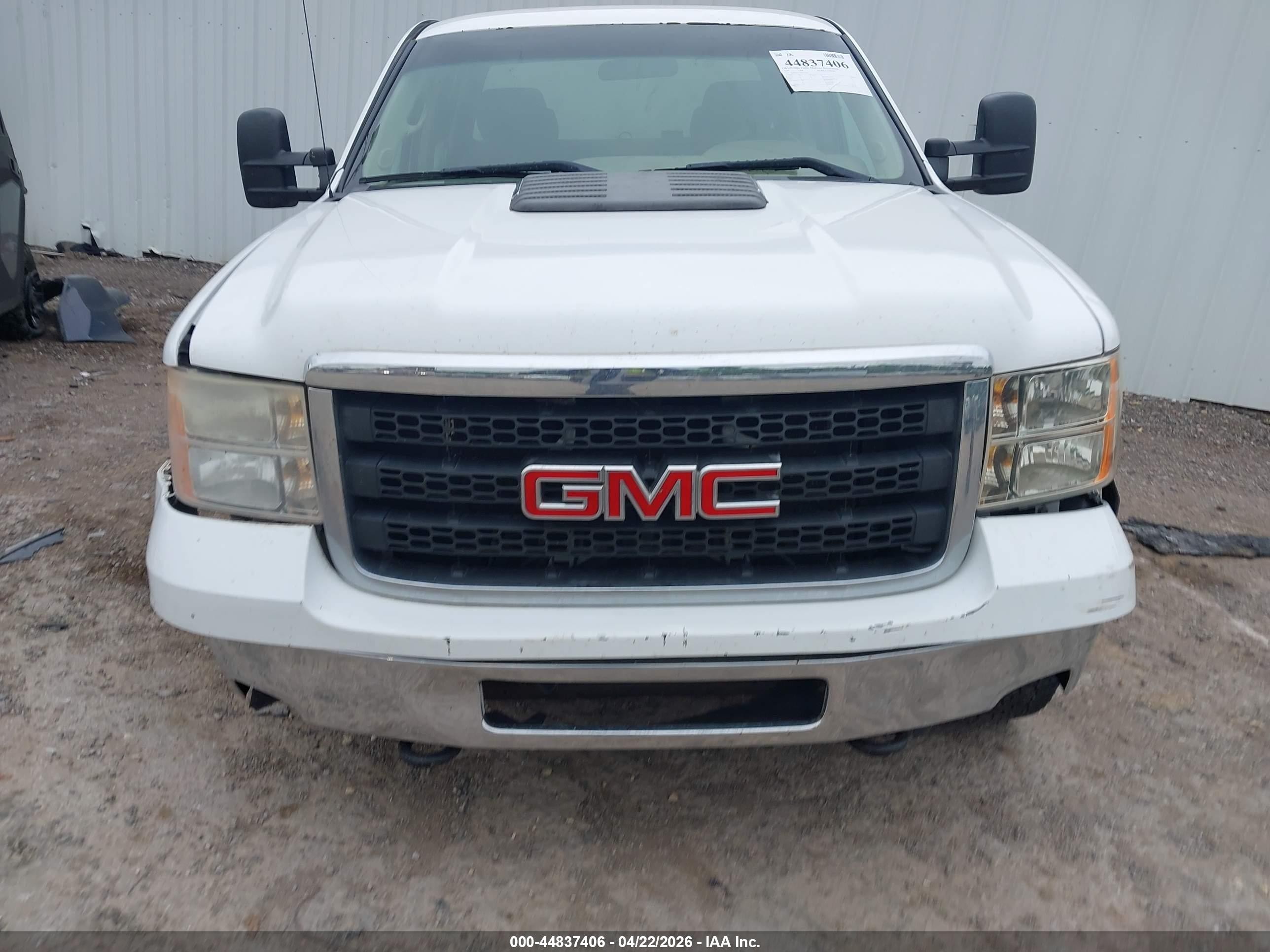 2011 Gmc Sierra 2500hd Work Truck White vin: 1GT22ZCG3BZ311615