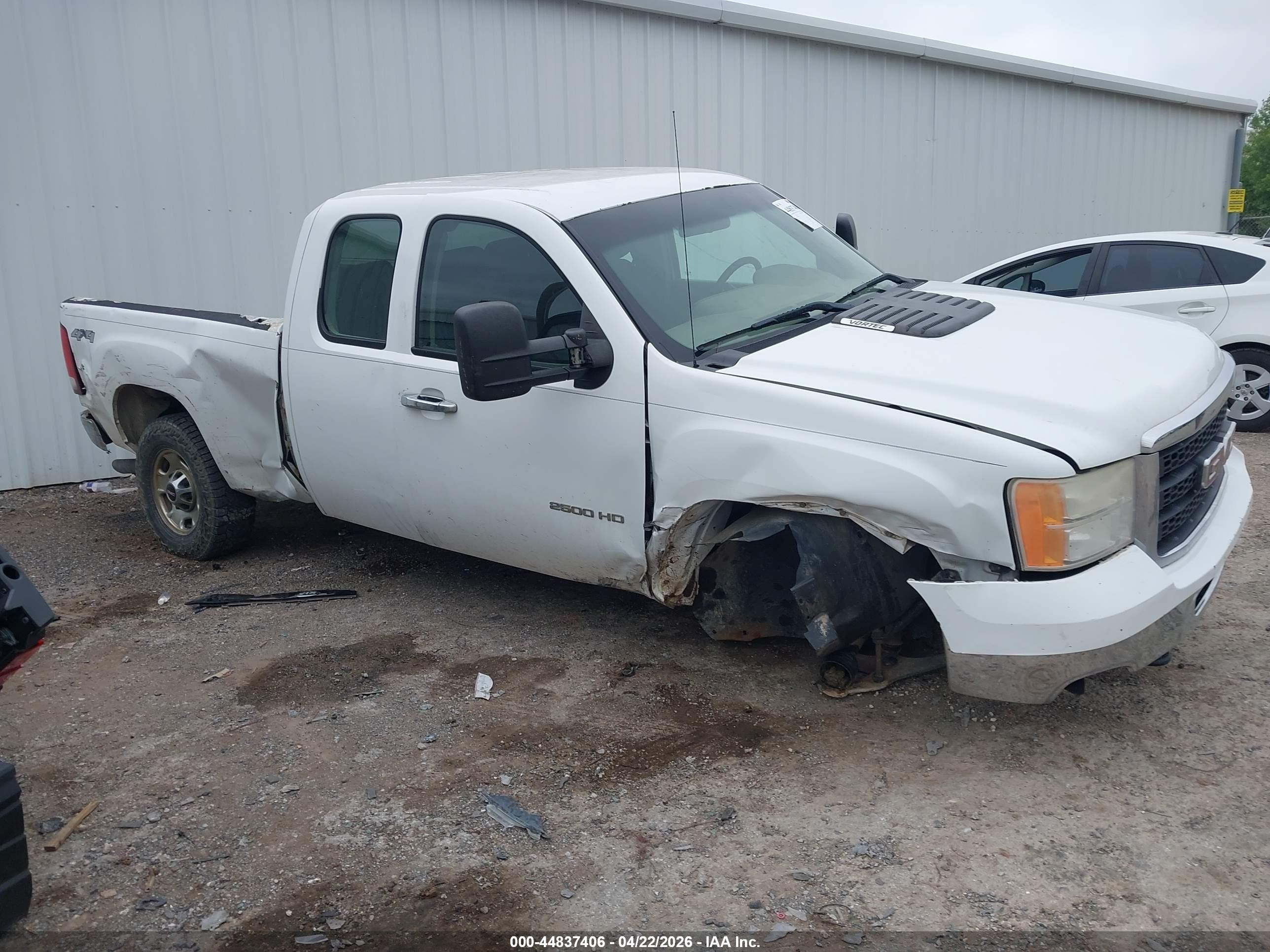 2011 Gmc Sierra 2500hd Work Truck White vin: 1GT22ZCG3BZ311615