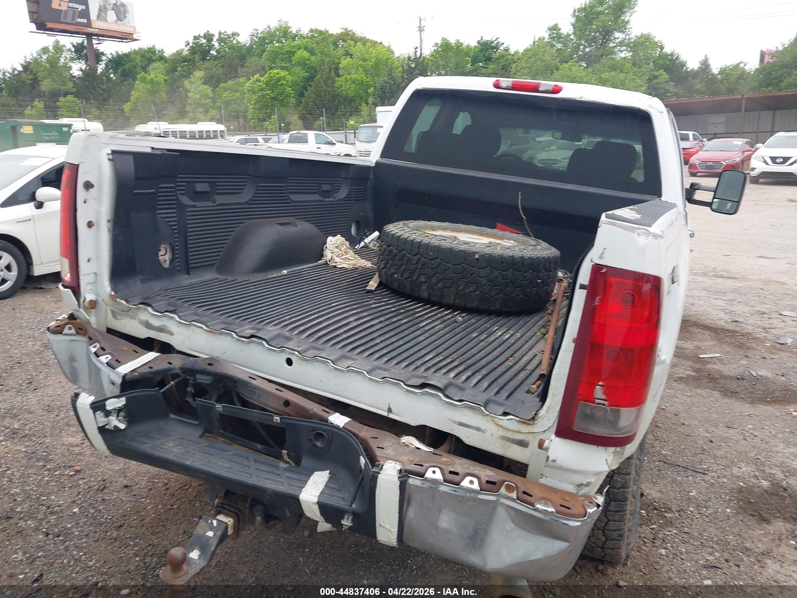 2011 Gmc Sierra 2500hd Work Truck White vin: 1GT22ZCG3BZ311615
