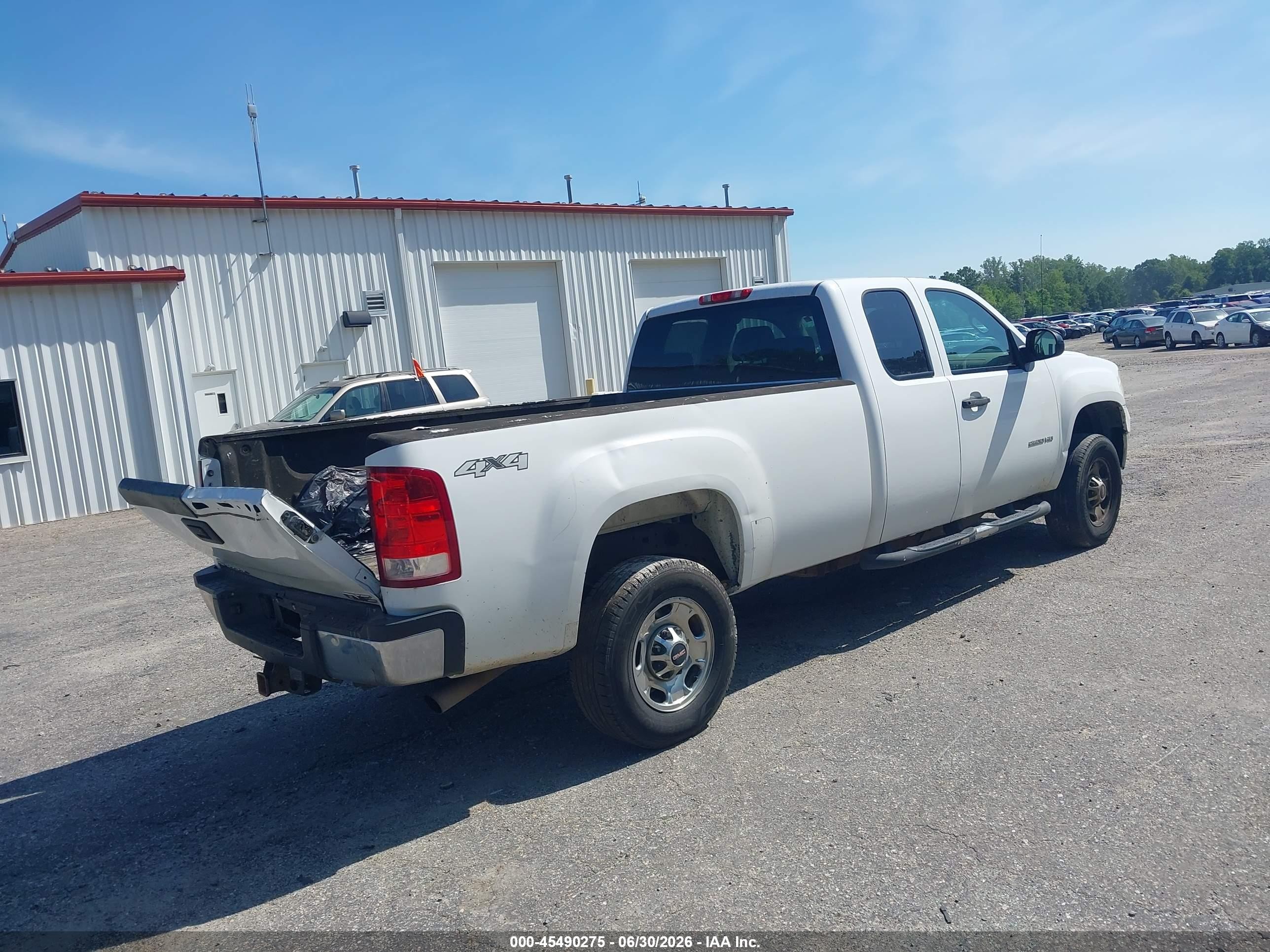 2011 Gmc Sierra 2500hd Work Truck White vin: 1GT22ZCG5BZ350366