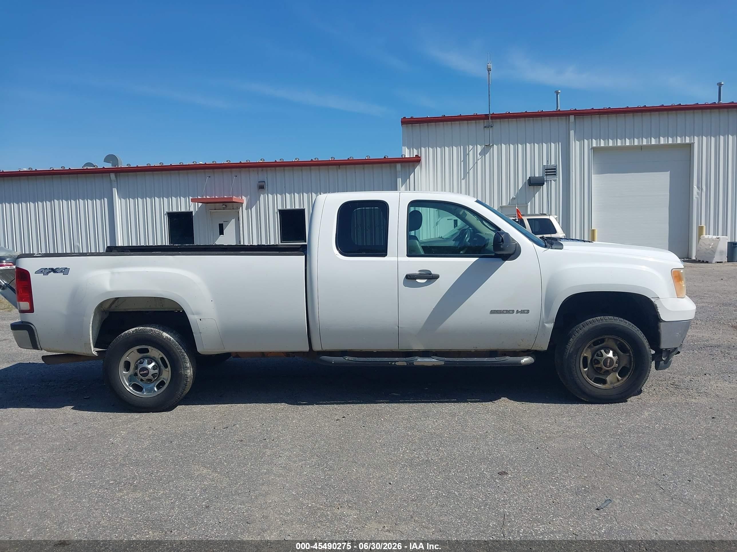 2011 Gmc Sierra 2500hd Work Truck White vin: 1GT22ZCG5BZ350366