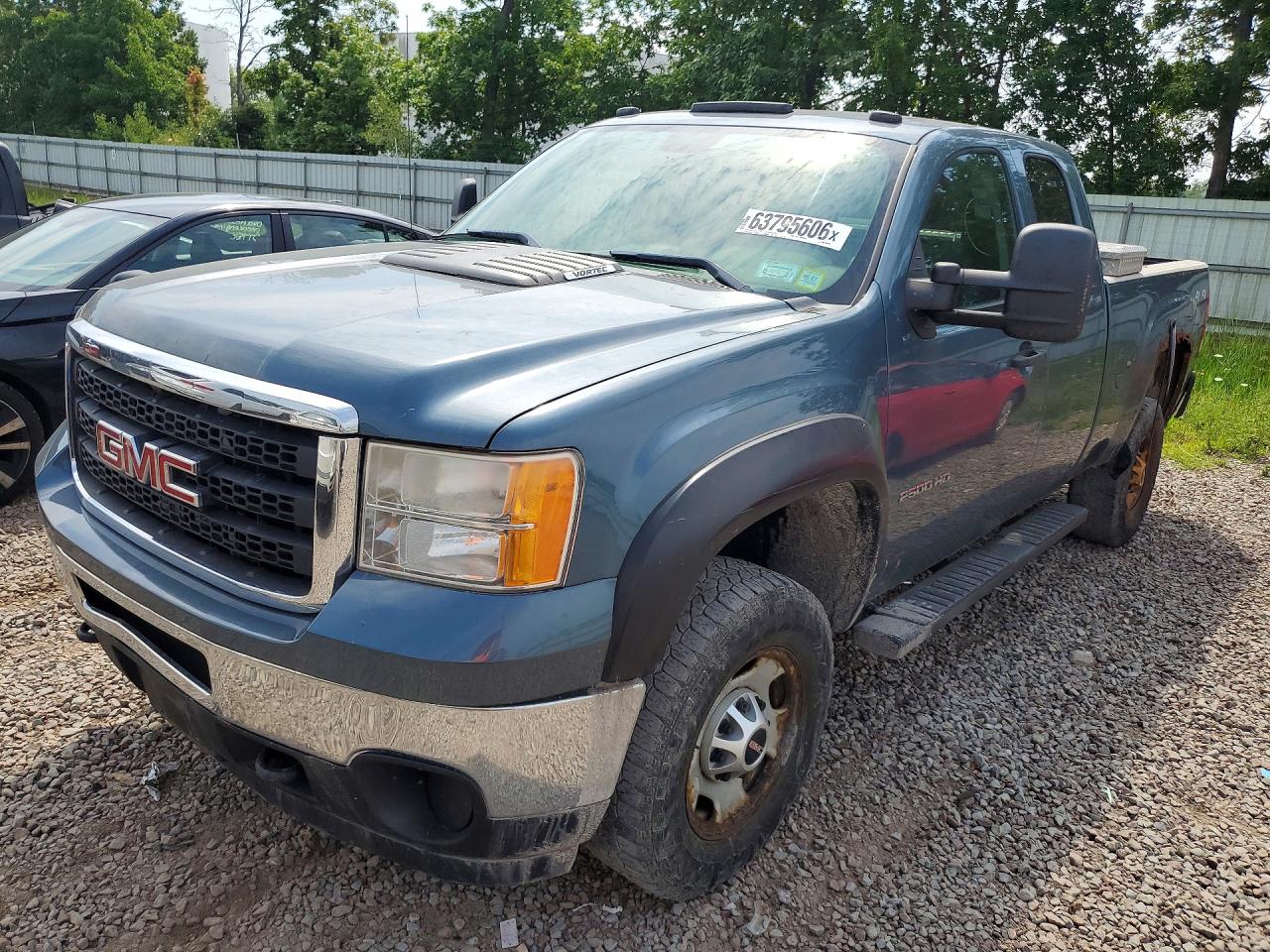 2011 Gmc Sierra K2500 Heavy Duty Blue vin: 1GT22ZCG8BZ431426