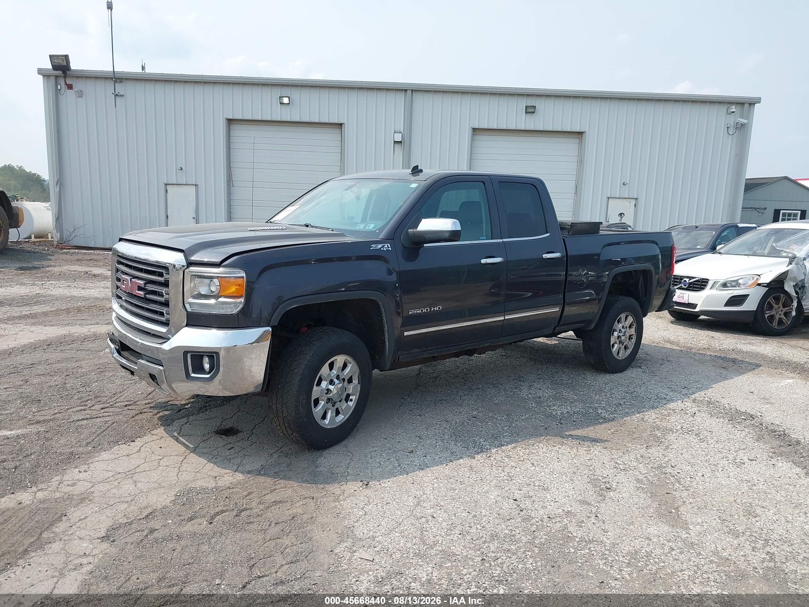 2015 Gmc Sierra 2500hd Slt Black vin: 1GT22ZE85FZ134898
