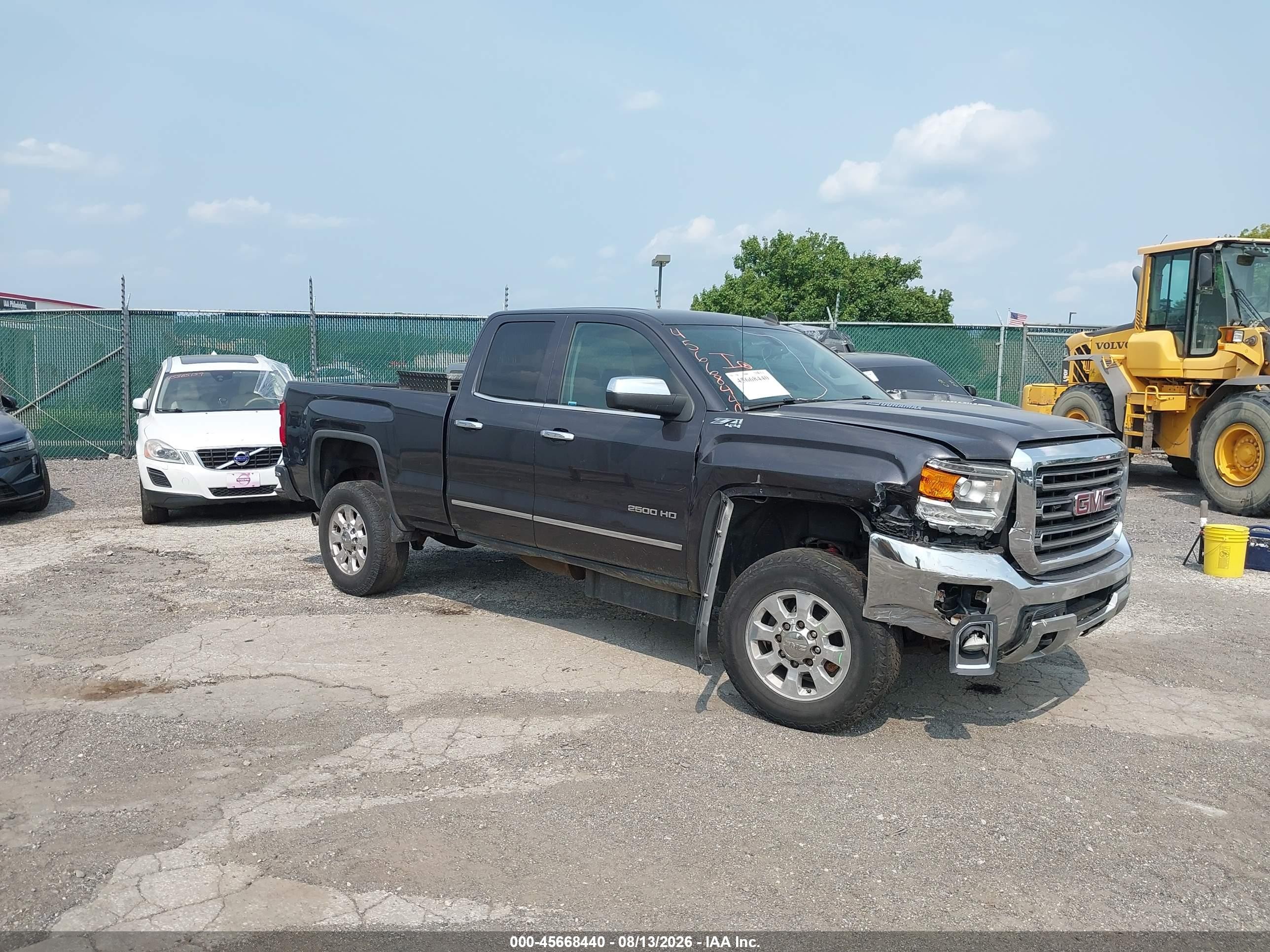 2015 Gmc Sierra 2500hd Slt Black vin: 1GT22ZE85FZ134898