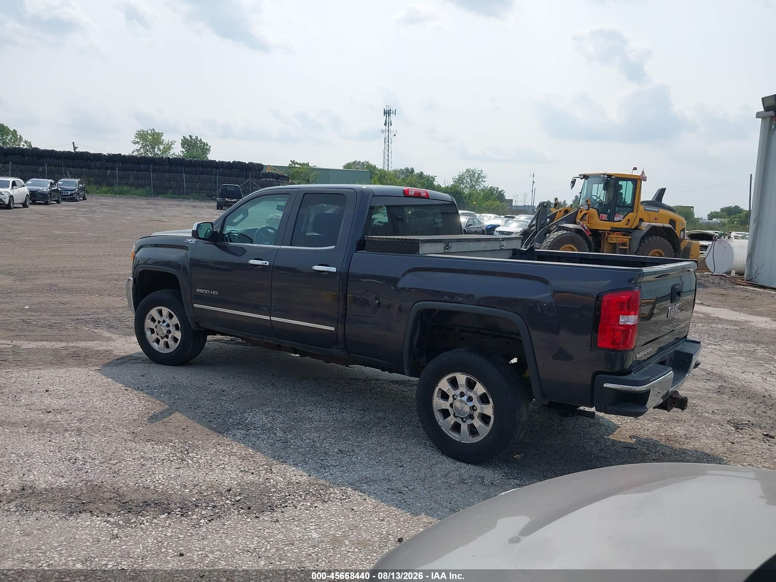 2015 Gmc Sierra 2500hd Slt Black vin: 1GT22ZE85FZ134898