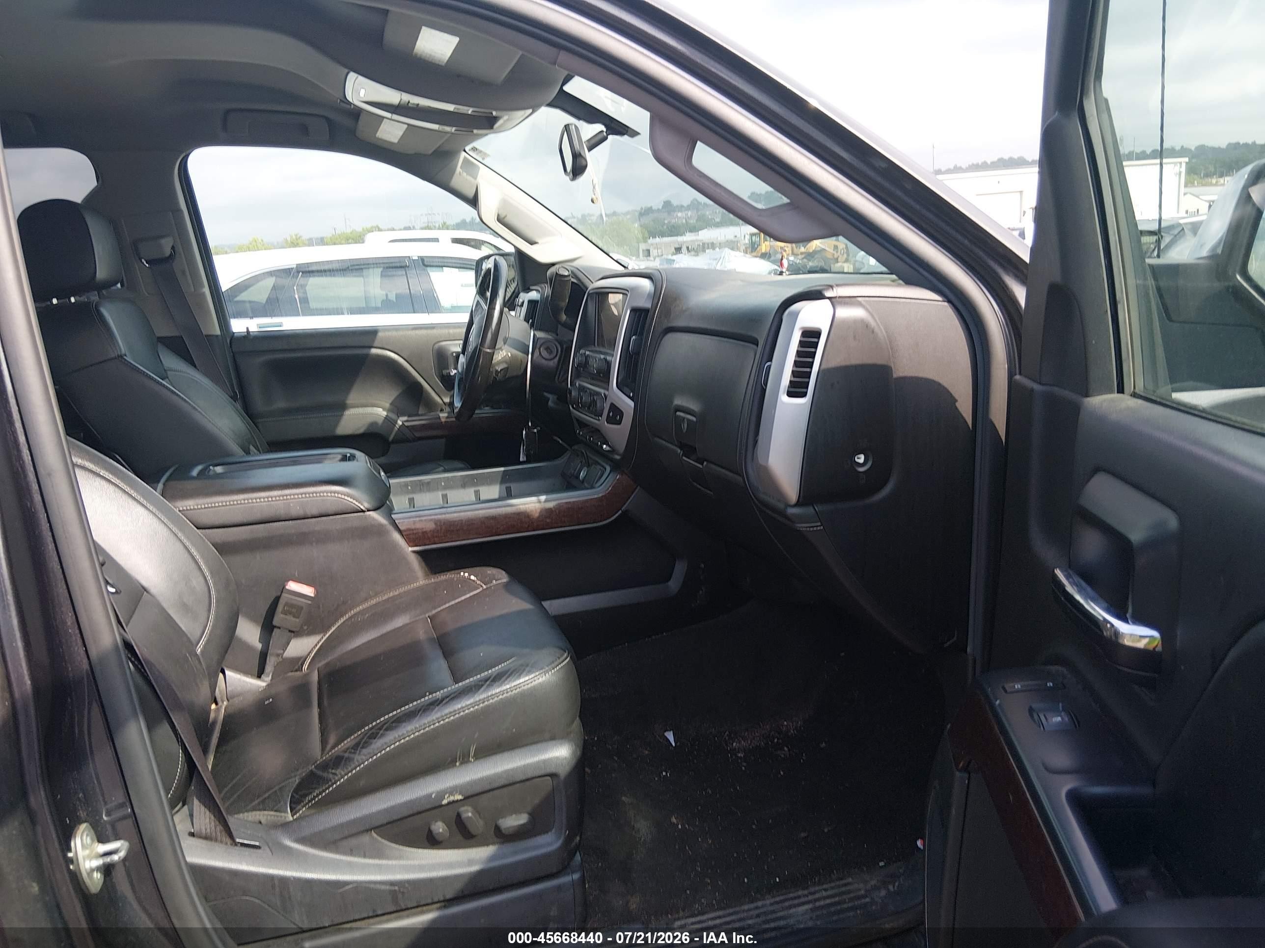 2015 Gmc Sierra 2500hd Slt Black vin: 1GT22ZE85FZ134898