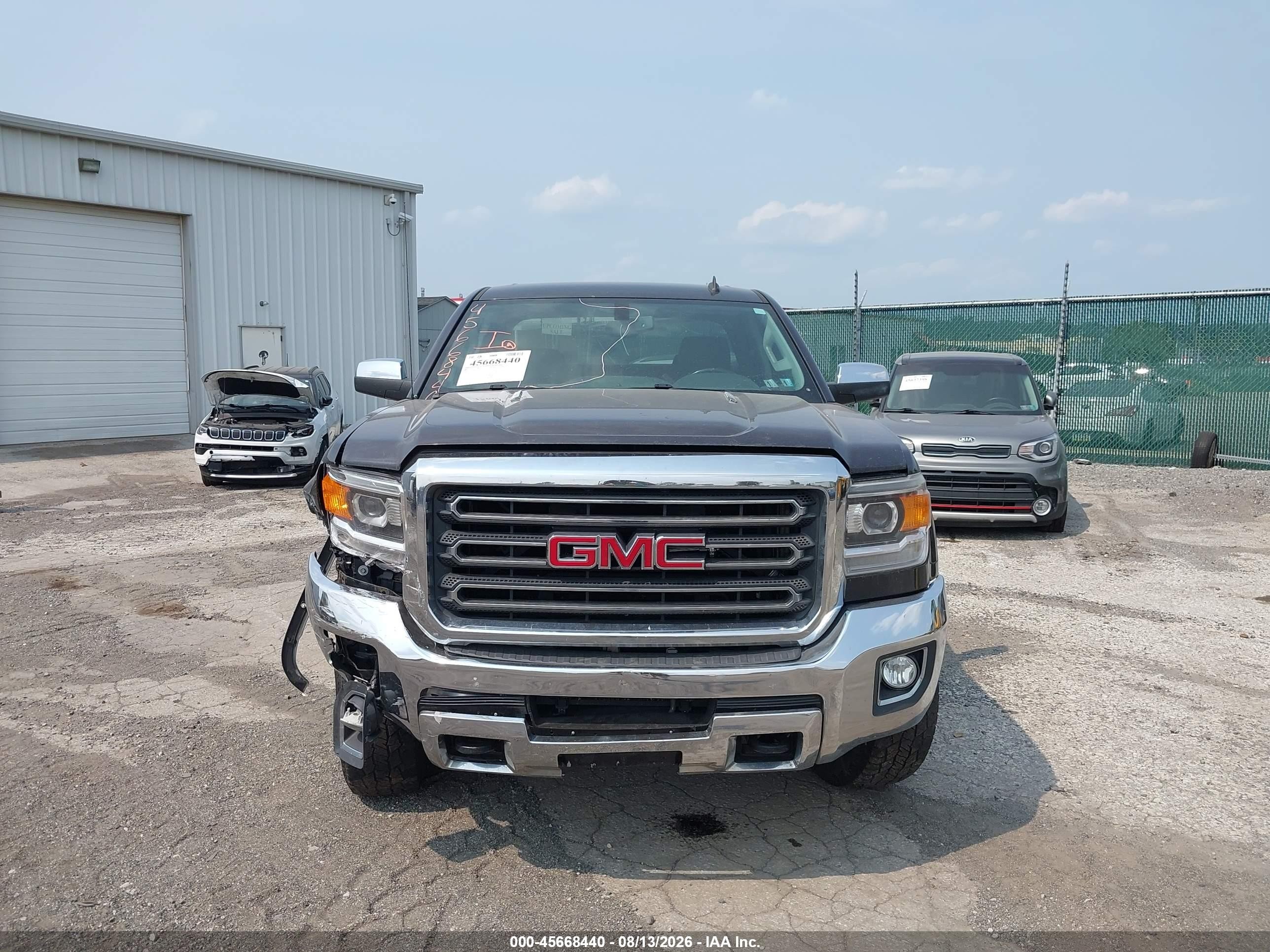 2015 Gmc Sierra 2500hd Slt Black vin: 1GT22ZE85FZ134898