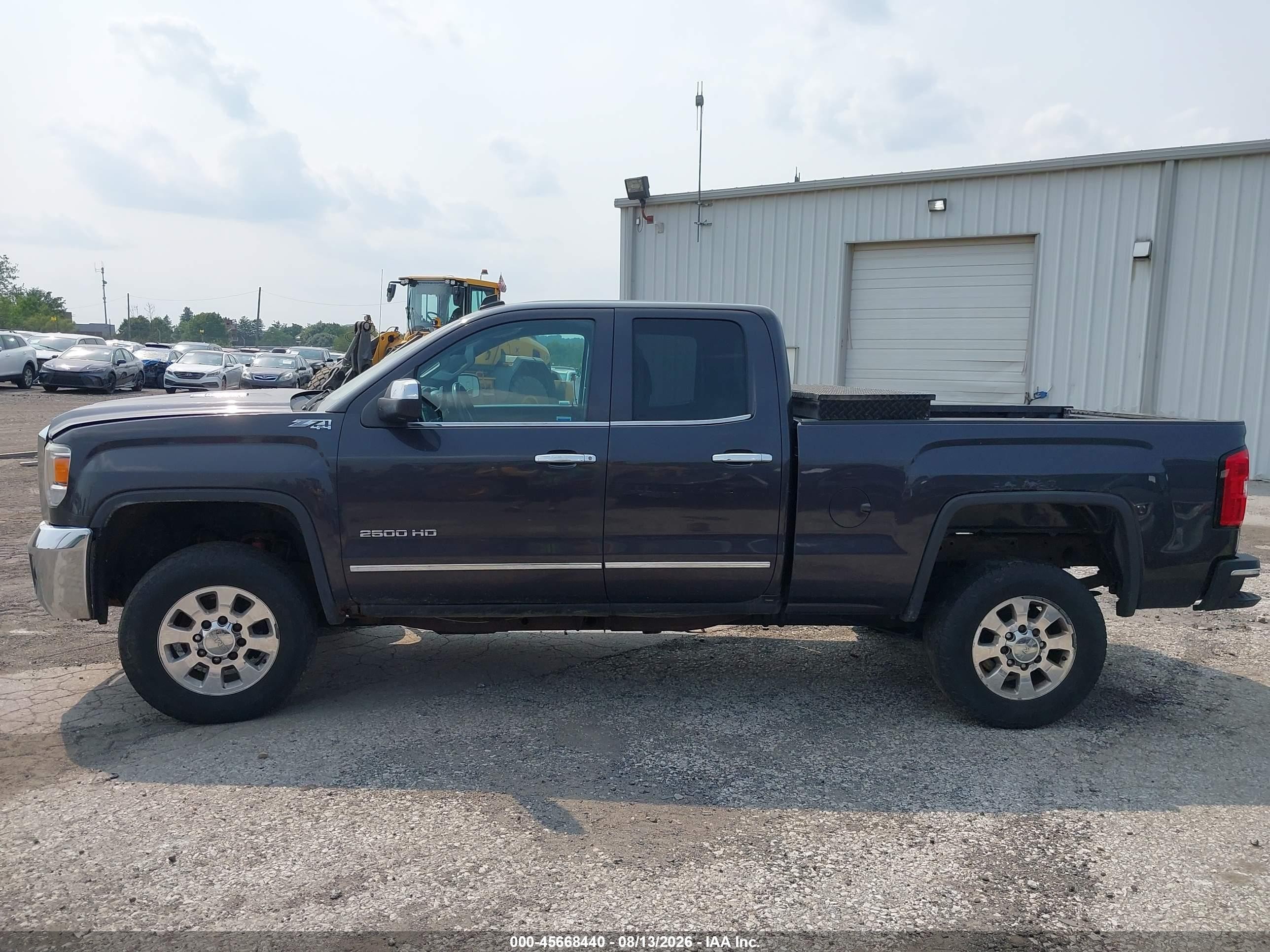 2015 Gmc Sierra 2500hd Slt Black vin: 1GT22ZE85FZ134898