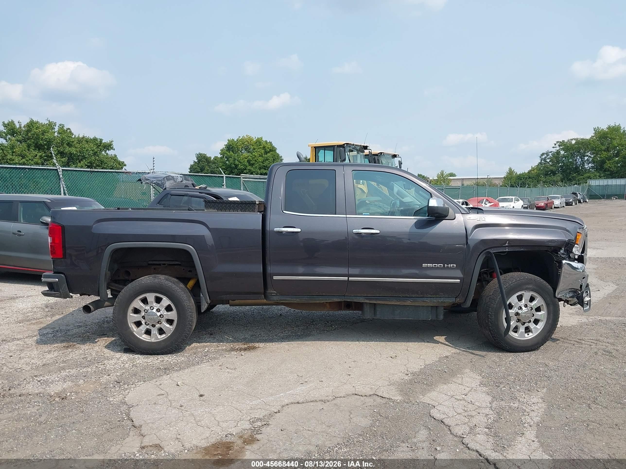 2015 Gmc Sierra 2500hd Slt Black vin: 1GT22ZE85FZ134898
