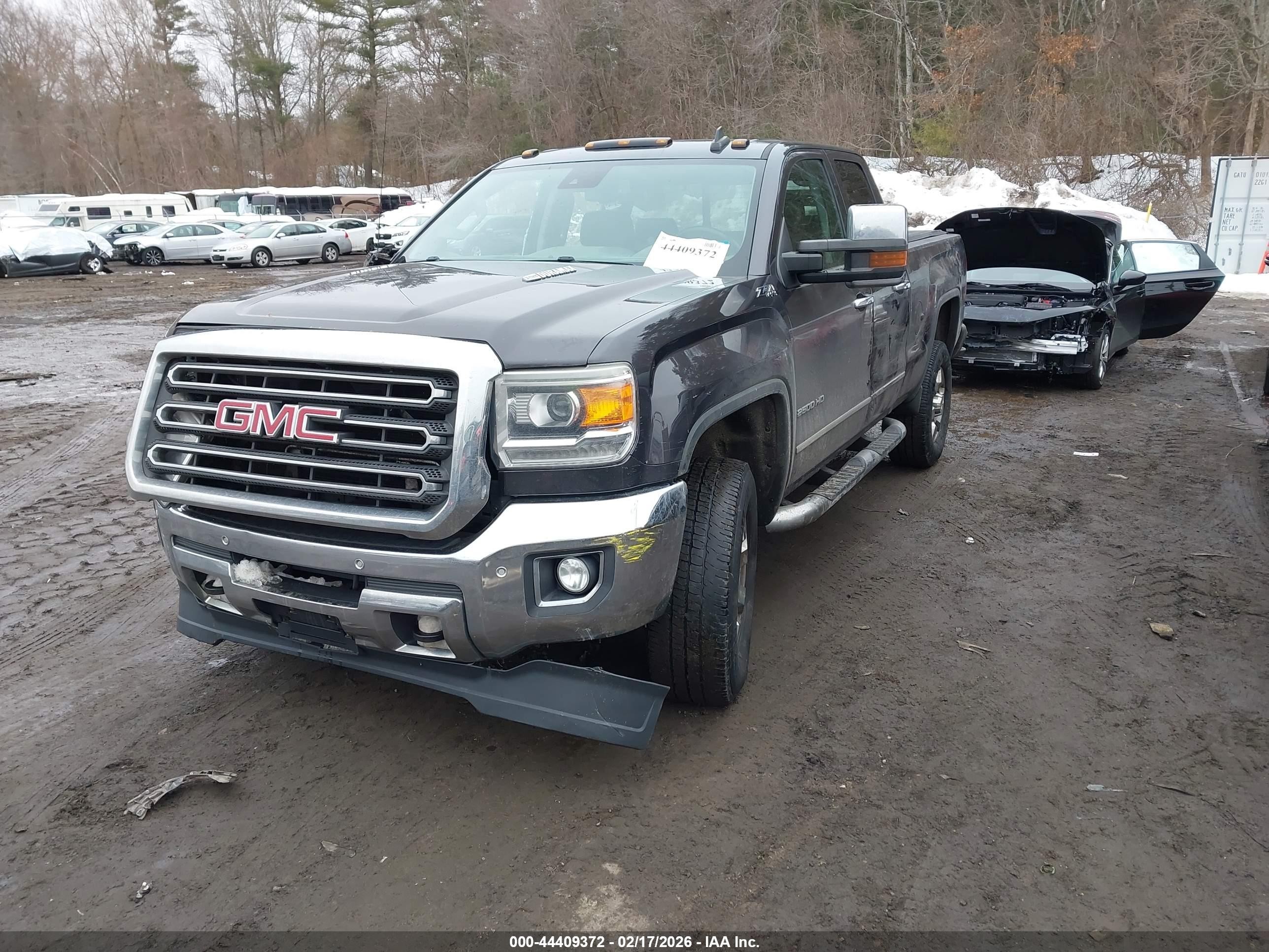 2015 Gmc Sierra 2500hd Slt Gray vin: 1GT22ZE87FZ534848