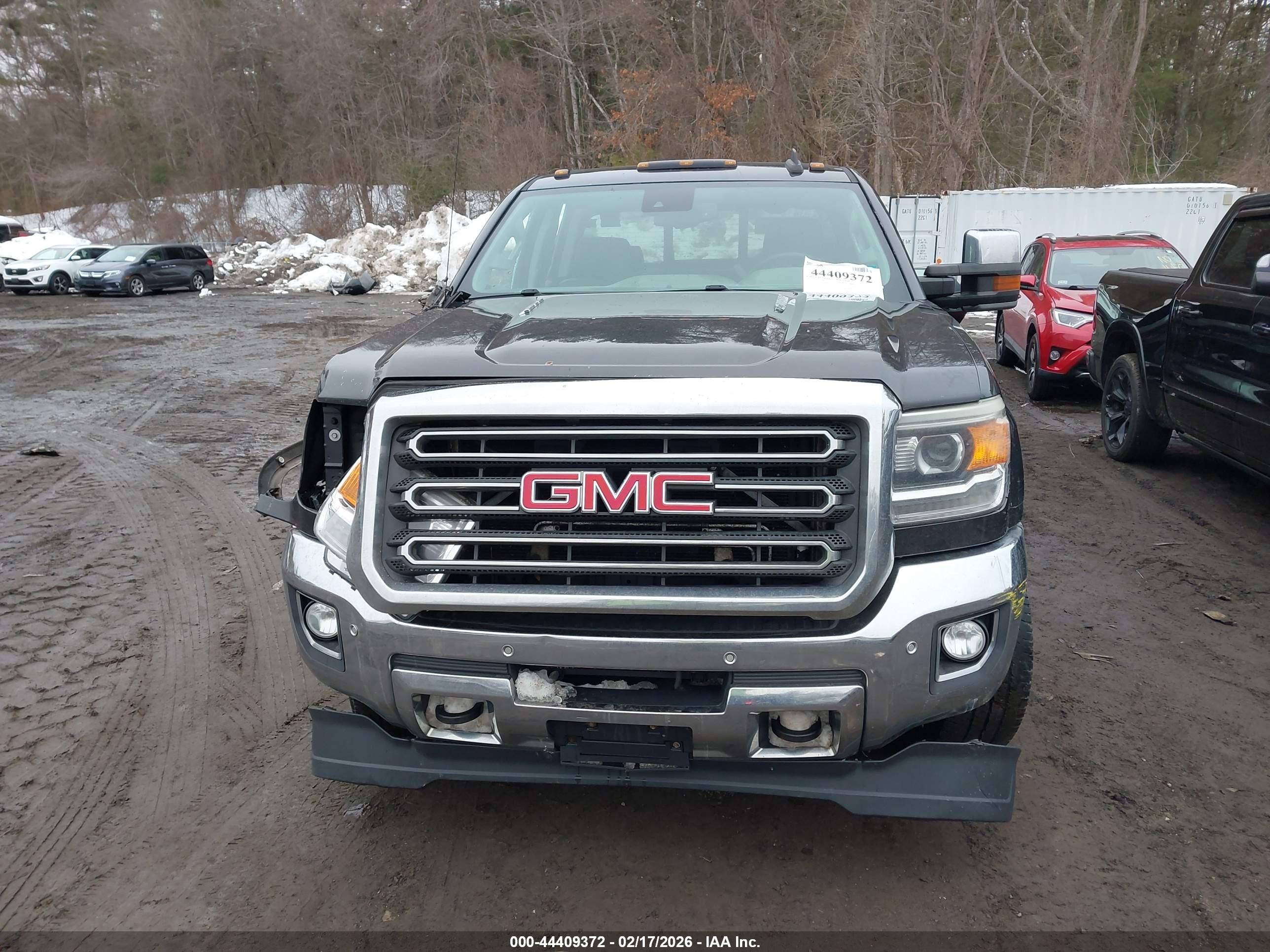 2015 Gmc Sierra 2500hd Slt Gray vin: 1GT22ZE87FZ534848