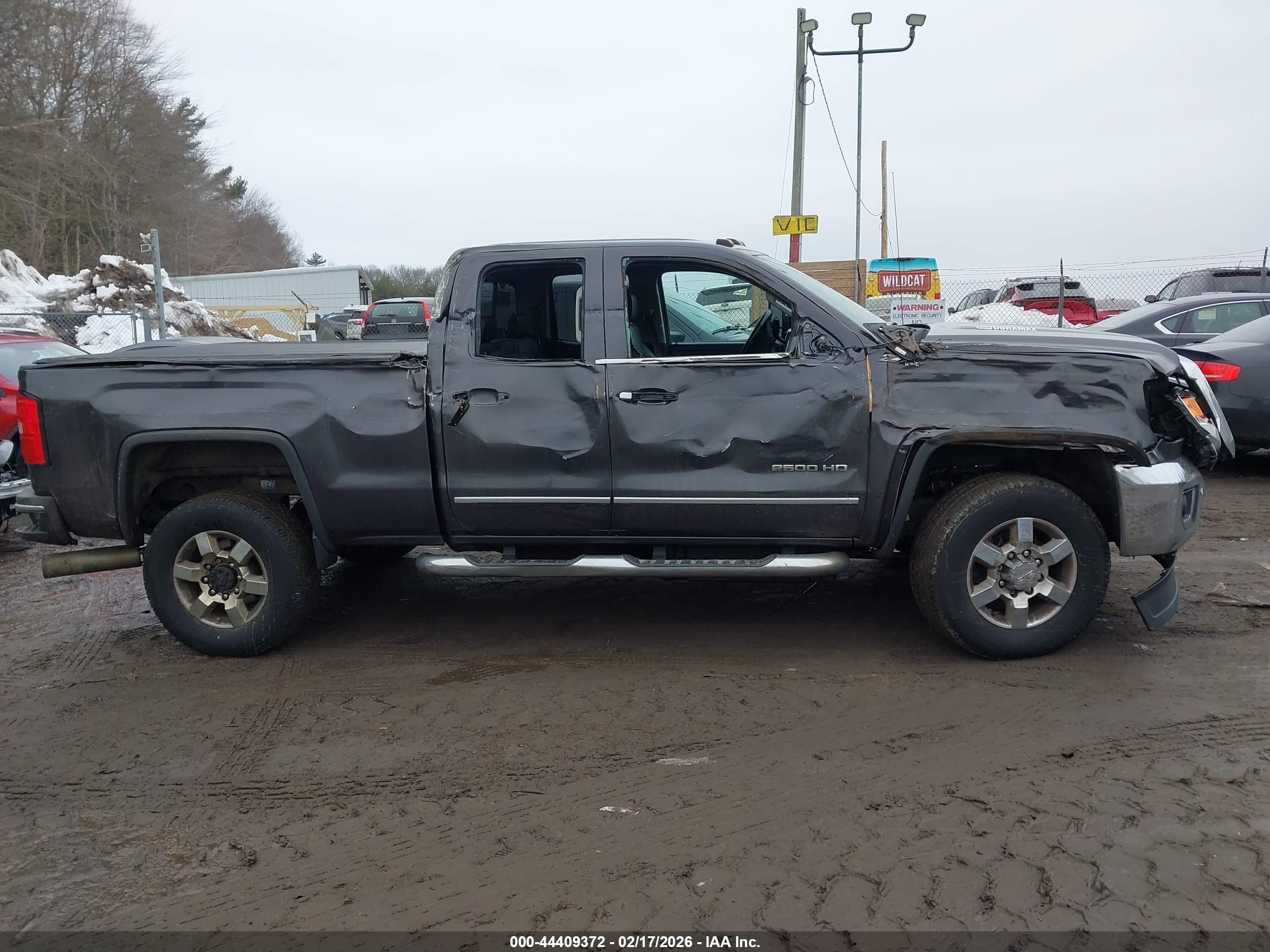 2015 Gmc Sierra 2500hd Slt Gray vin: 1GT22ZE87FZ534848