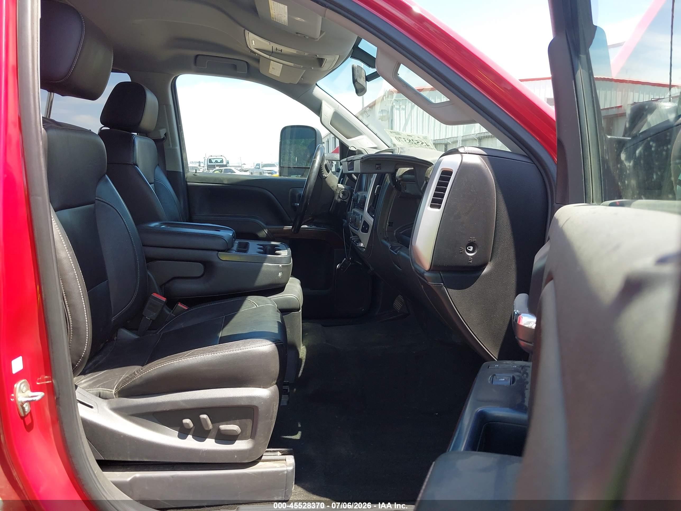 2015 Gmc Sierra 2500hd Slt Red vin: 1GT22ZEG2FZ128418