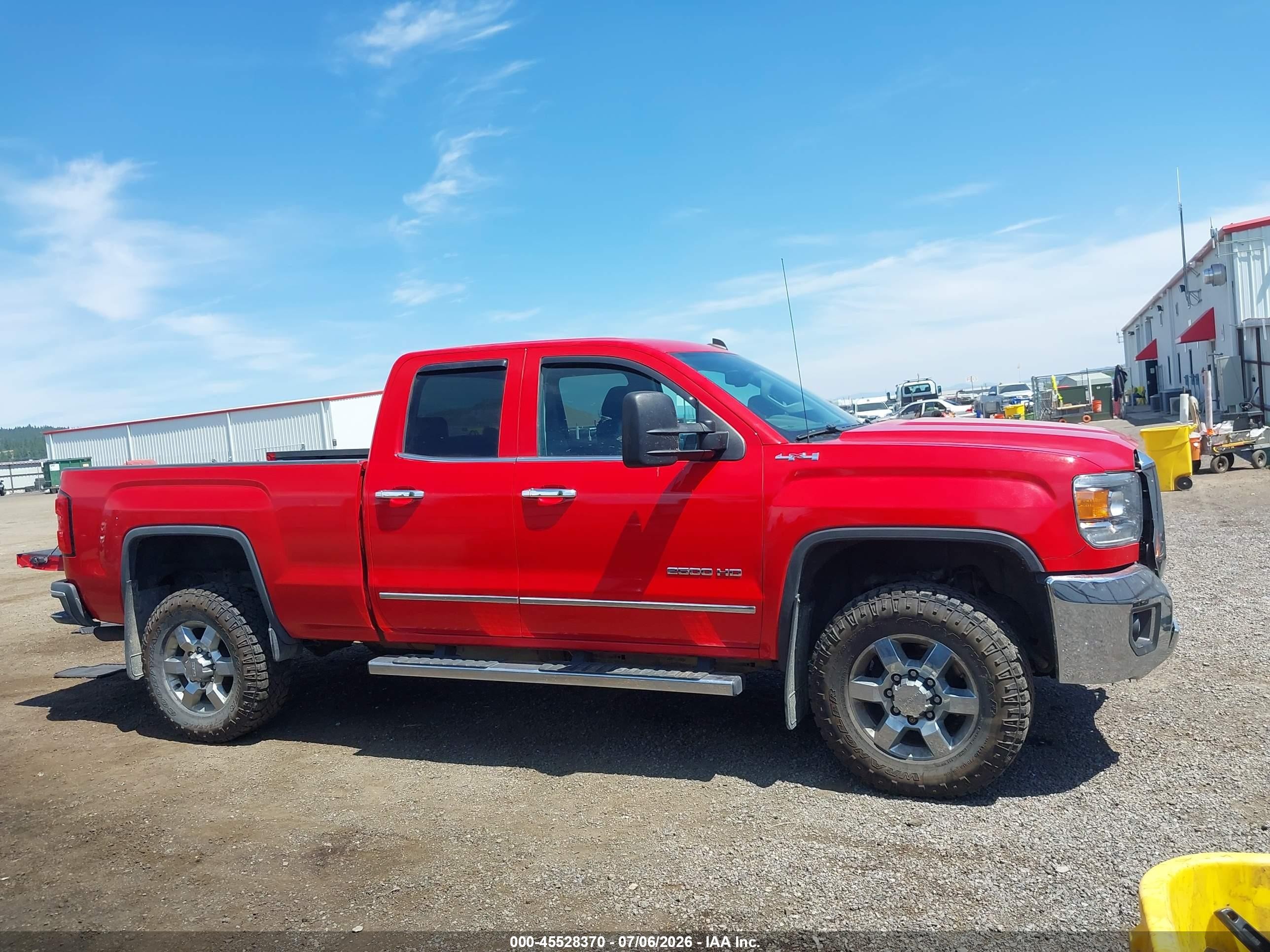 2015 Gmc Sierra 2500hd Slt Red vin: 1GT22ZEG2FZ128418