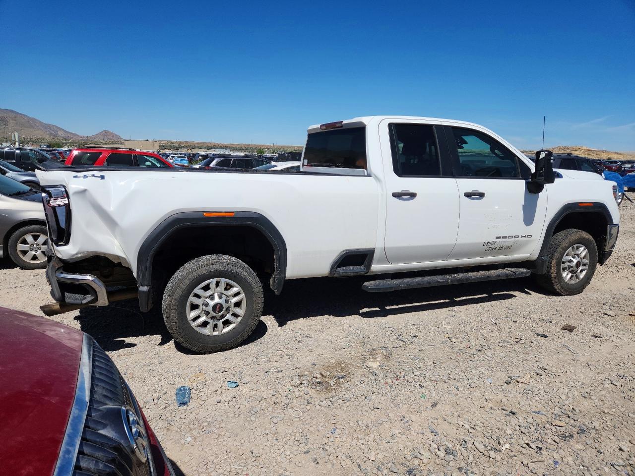 2021 Gmc Sierra K2500 Heavy Duty White vin: 1GT29LE79MF189465