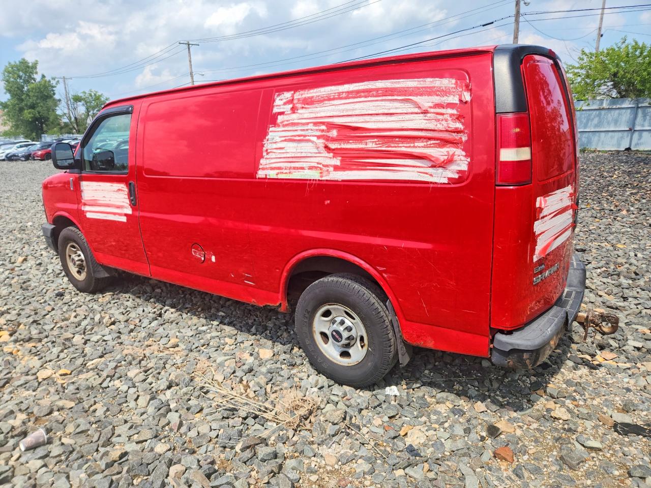 2010 Gmc Savana G3500 Red vin: 1GT2GTAG3A1114751