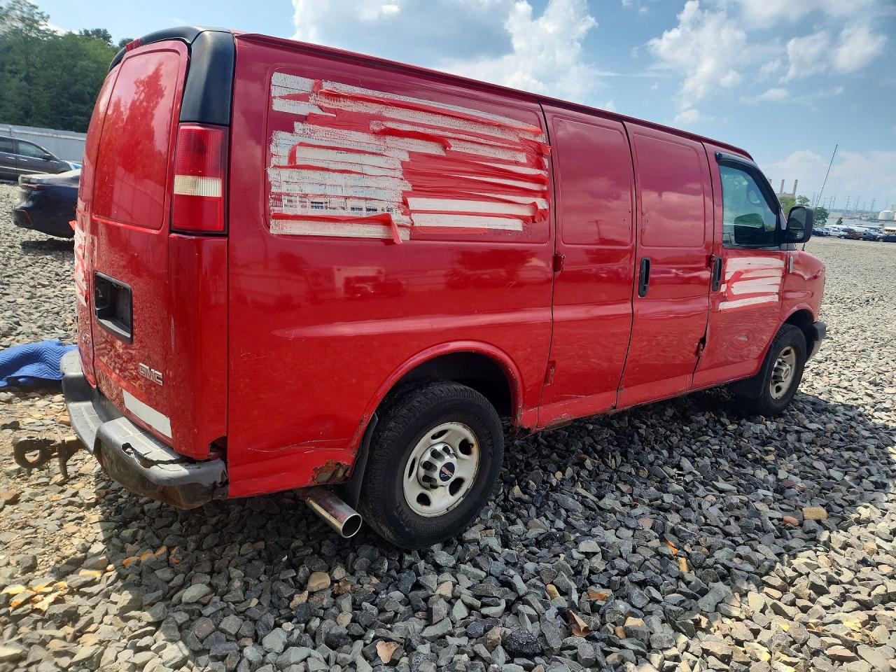 2010 Gmc Savana G3500 Red vin: 1GT2GTAG3A1114751