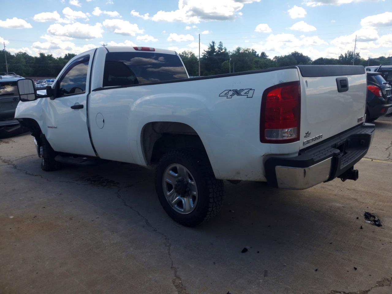 2010 Gmc Sierra K2500 Heavy Duty White vin: 1GT3KZBG2AF110181