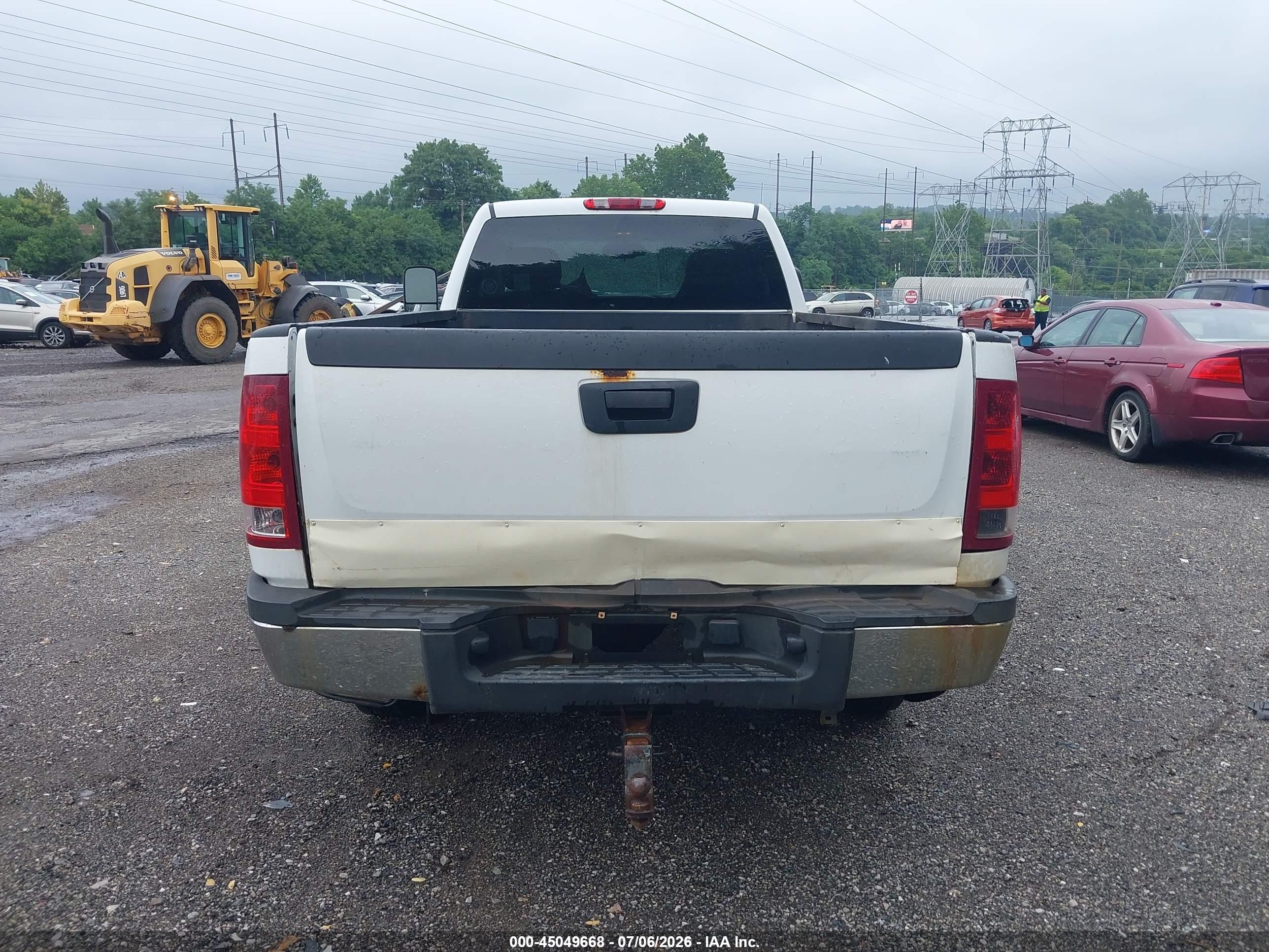 2010 Gmc Sierra 2500hd Work Truck White vin: 1GT3KZBG2AF149479