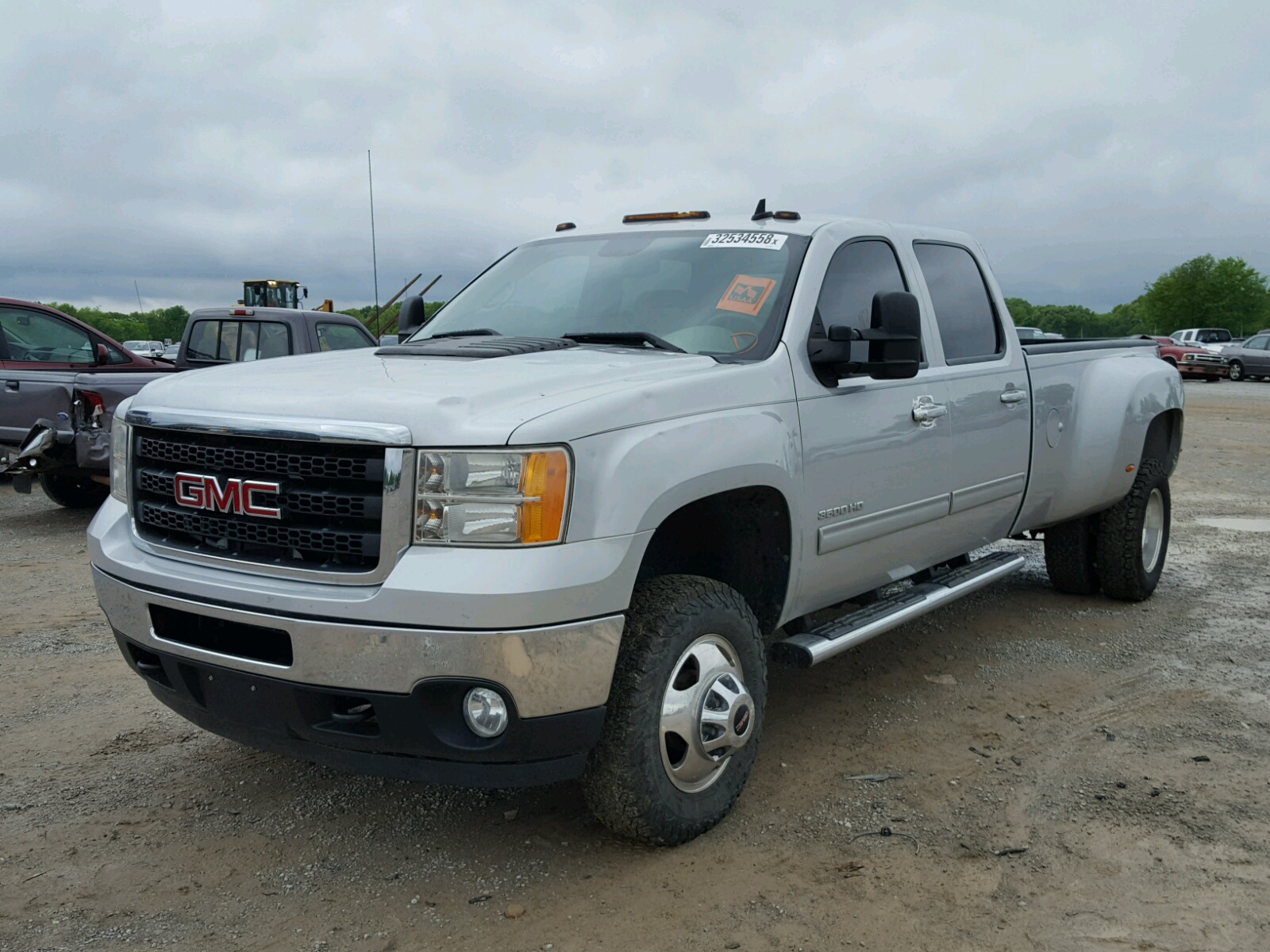 2012 Gmc Sierra K3500 Slt Серебряный vin: 1GT424C88CF113863