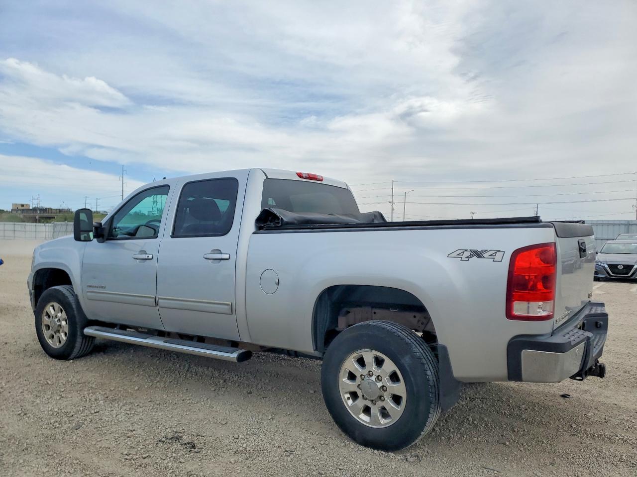 2013 Gmc Sierra K3500 Slt Silver vin: 1GT424E82DF215948
