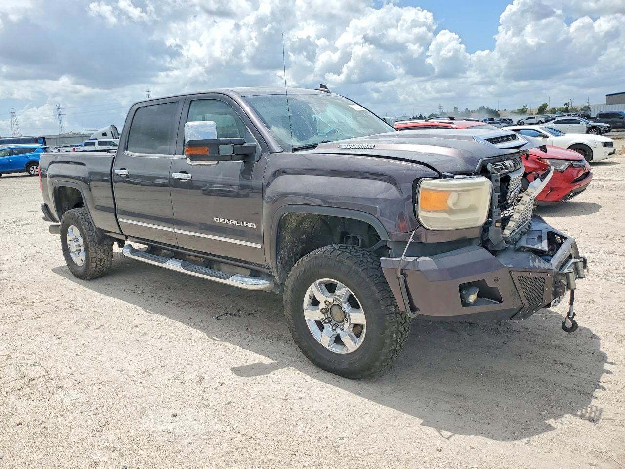 2015 Gmc Sierra K3500 Denali Серый vin: 1GT424E83FF592629