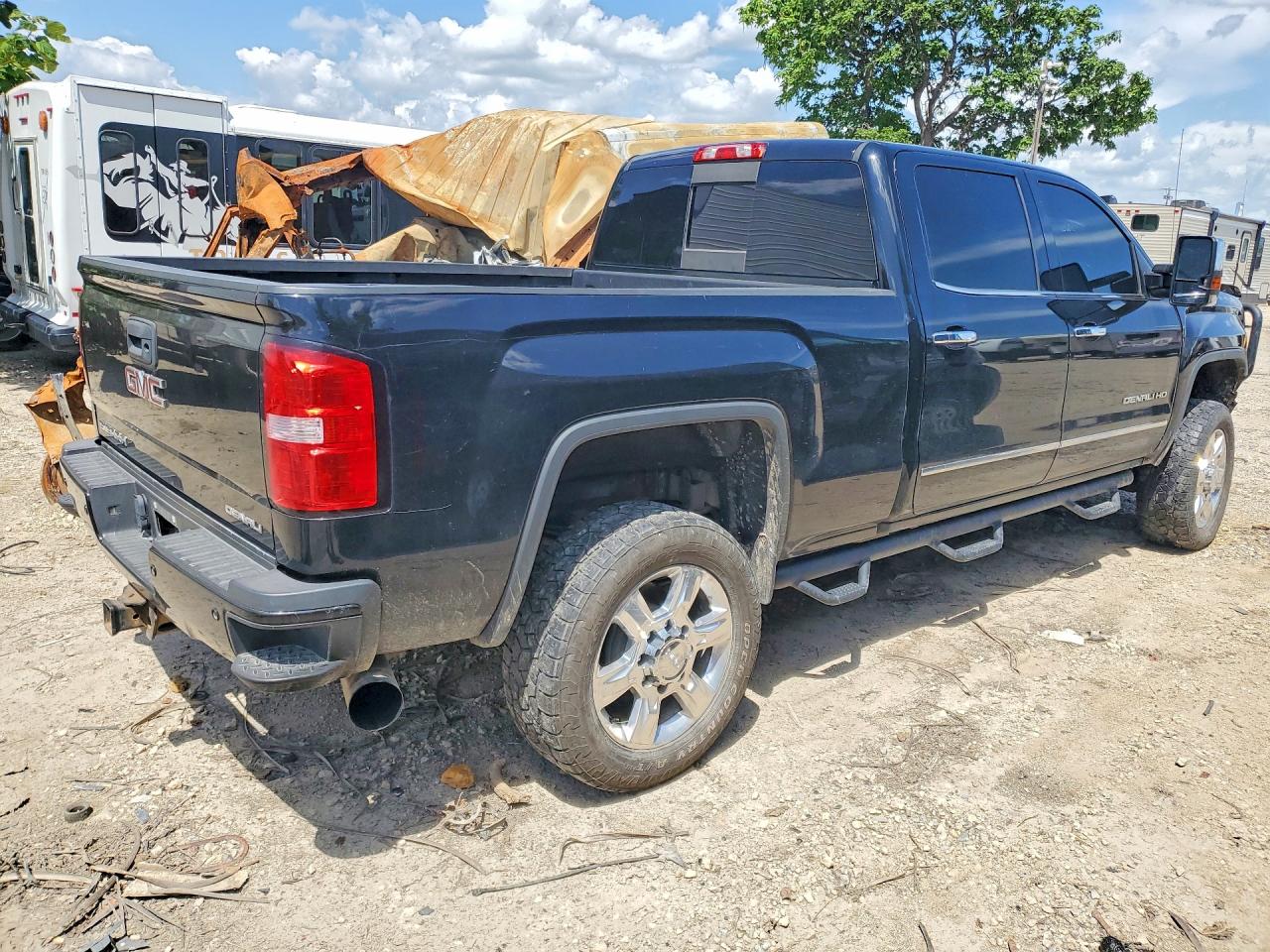 2015 Gmc Sierra K3500 Denali Black vin: 1GT424E85FF555503