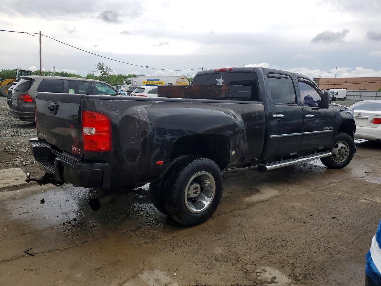 2011 Gmc Sierra K3500 Denali Черный vin: 1GT426C81BF191783