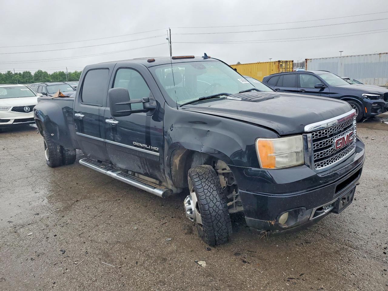 2013 Gmc Sierra K3500 Denali Черный vin: 1GT426C84DF198505