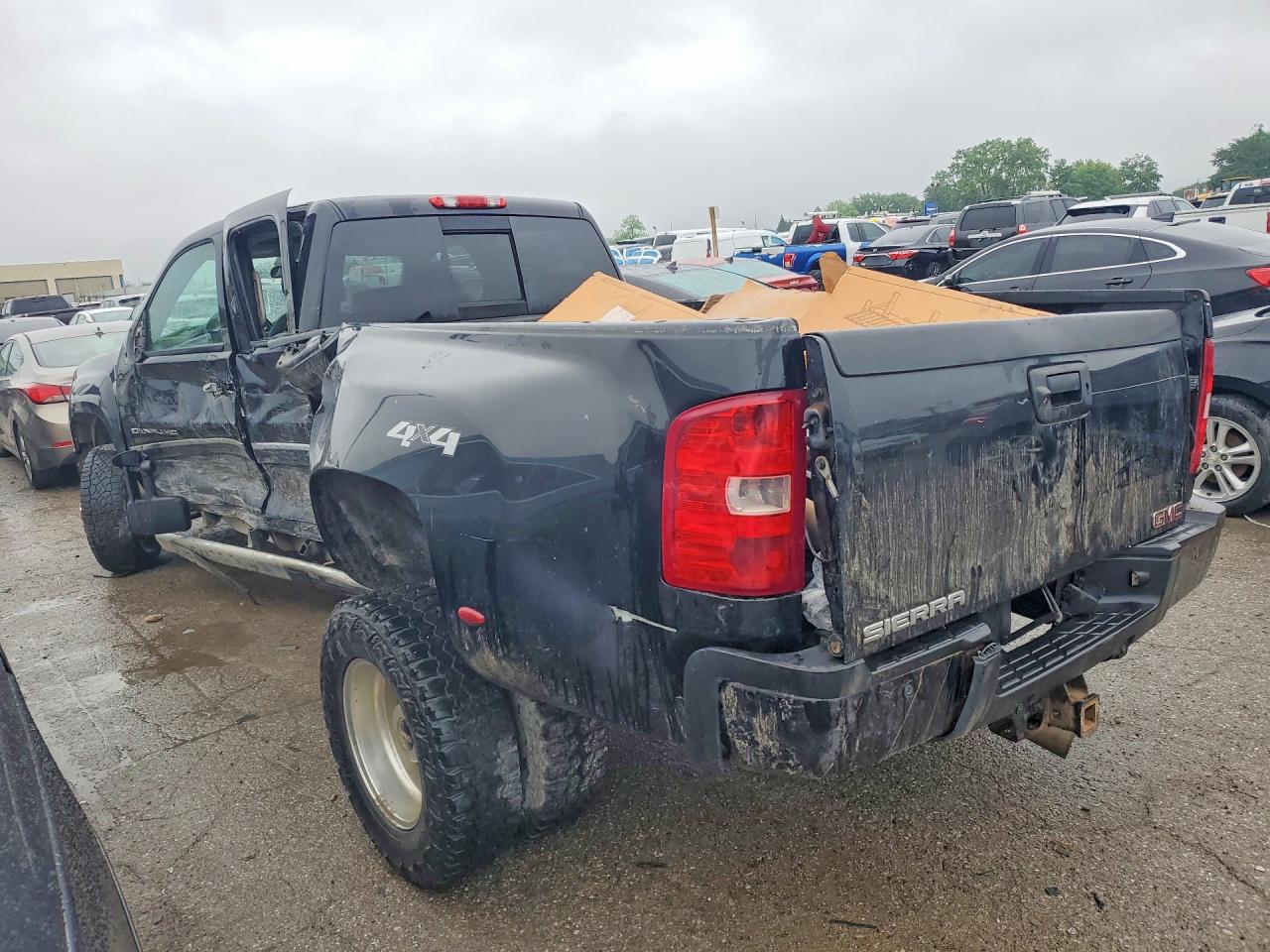 2013 Gmc Sierra K3500 Denali Черный vin: 1GT426C84DF198505