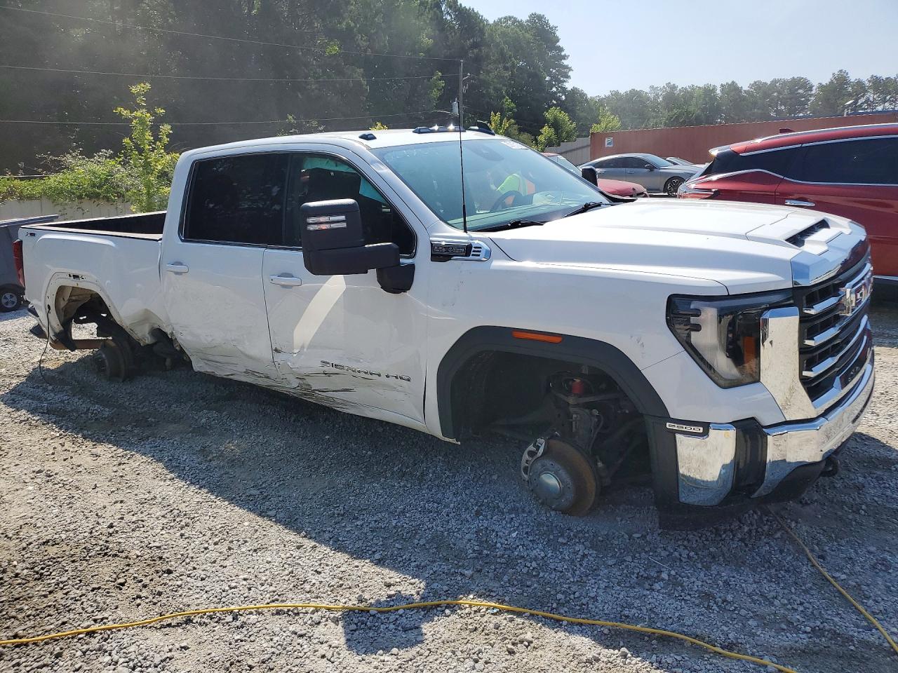 2024 Gmc Sierra K2500 Sle White vin: 1GT49ME78RF248320