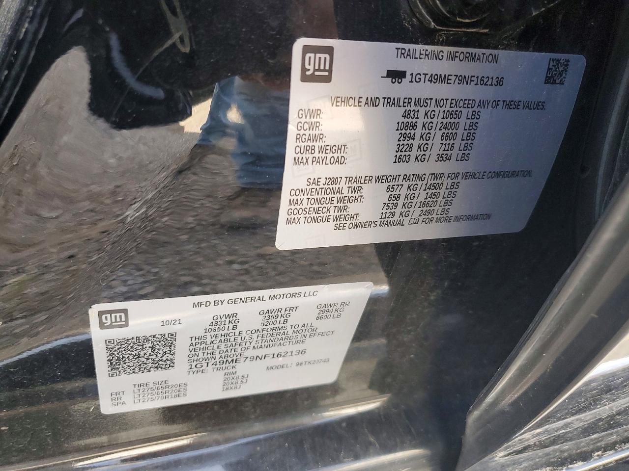 2022 Gmc Sierra K2500 Sle Black vin: 1GT49ME79NF162136