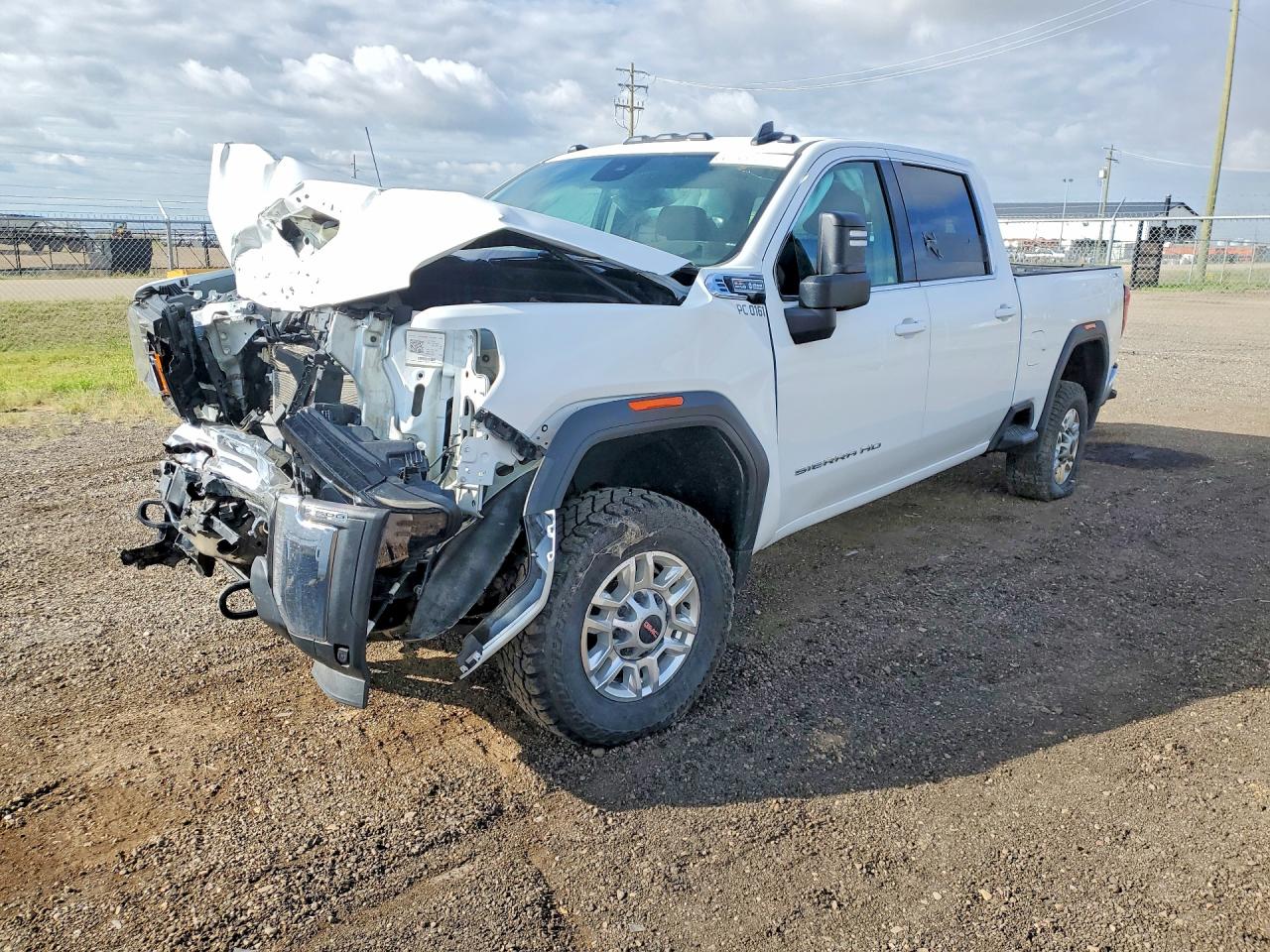 2024 Gmc Sierra K2500 Sle White vin: 1GT49ME79RF304247