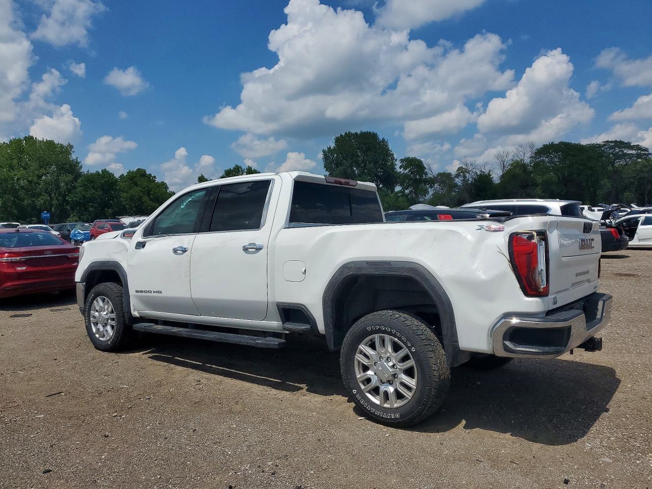 2020 Gmc Sierra K2500 Slt White vin: 1GT49NEY6LF185367