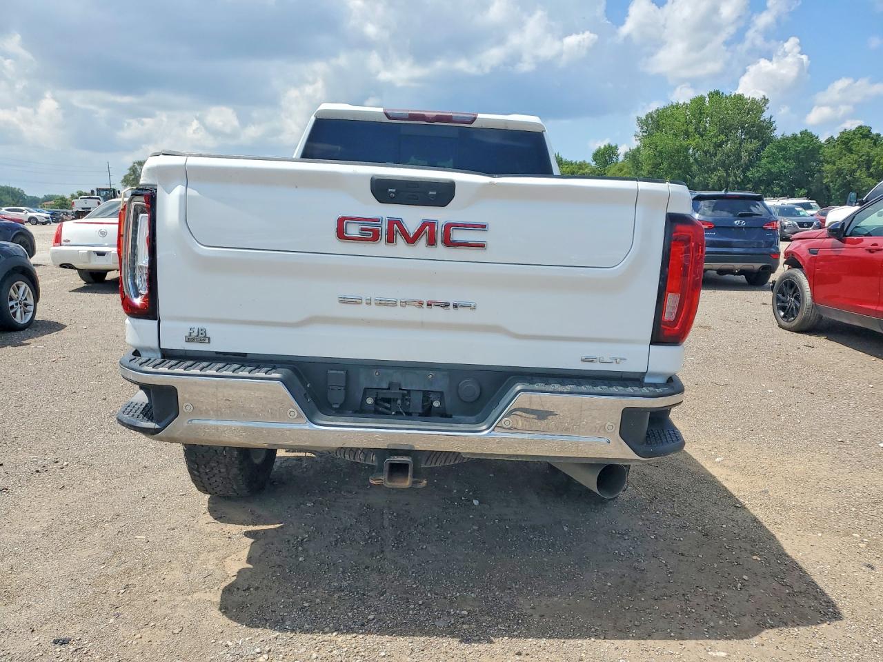 2020 Gmc Sierra K2500 Slt White vin: 1GT49NEY6LF185367