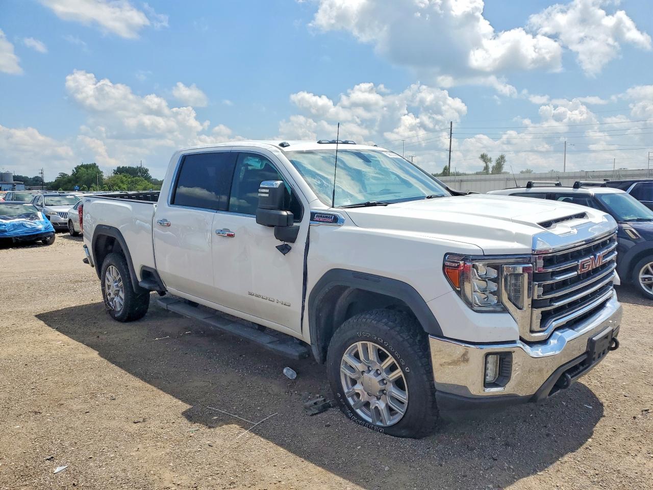 2020 Gmc Sierra K2500 Slt White vin: 1GT49NEY6LF185367