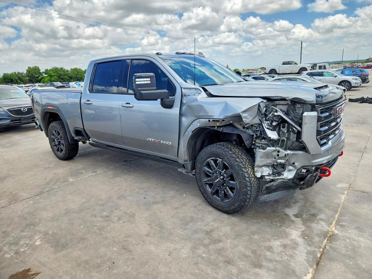 2024 Gmc Sierra K2500 At4 Gray vin: 1GT49PEY9RF229589