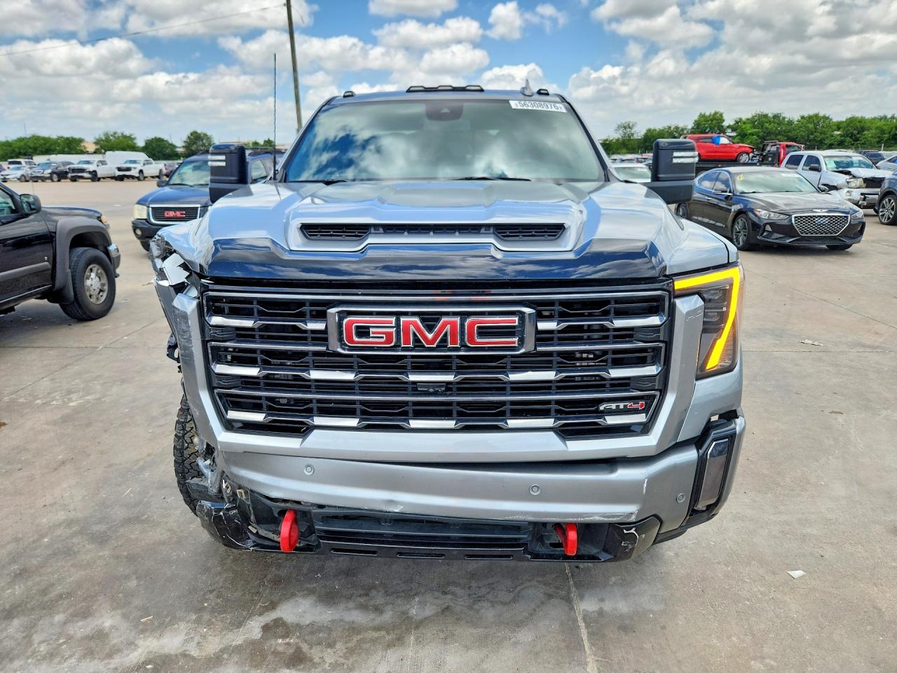 2024 Gmc Sierra K2500 At4 Gray vin: 1GT49PEY9RF229589