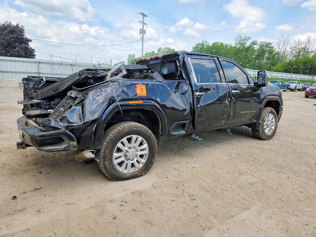 2020 Gmc Sierra K2500 Denali Black vin: 1GT49REY0LF305722