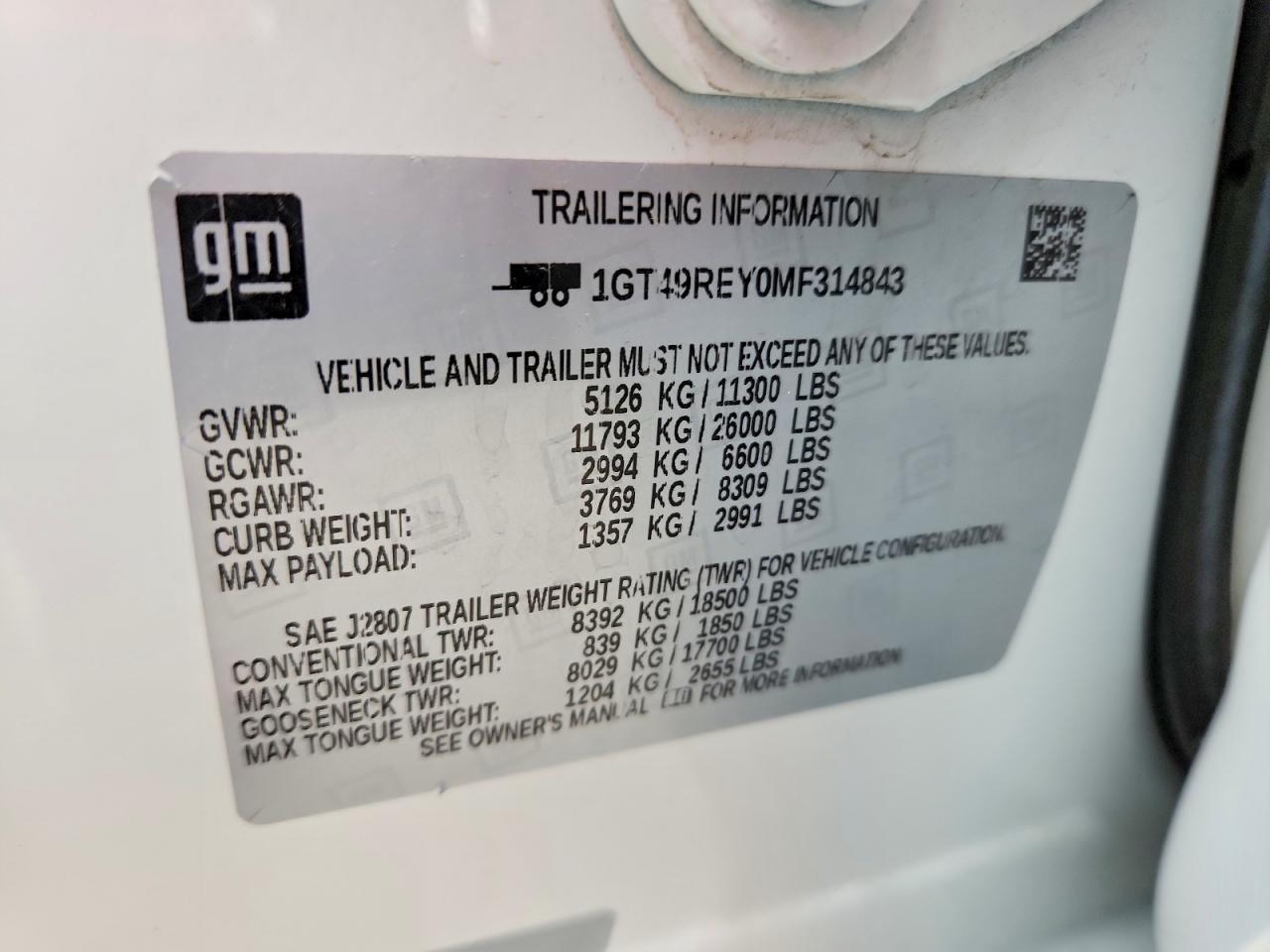 2021 Gmc Sierra K2500 Denali Белый vin: 1GT49REY0MF314843