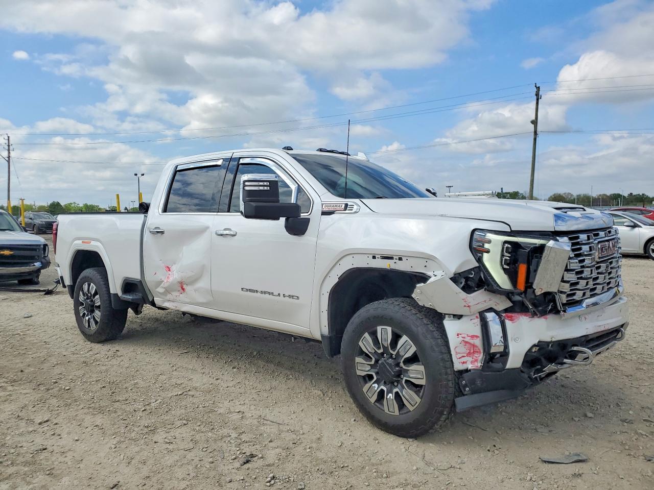 2024 Gmc Sierra K2500 Denali White vin: 1GT49REY3RF104308