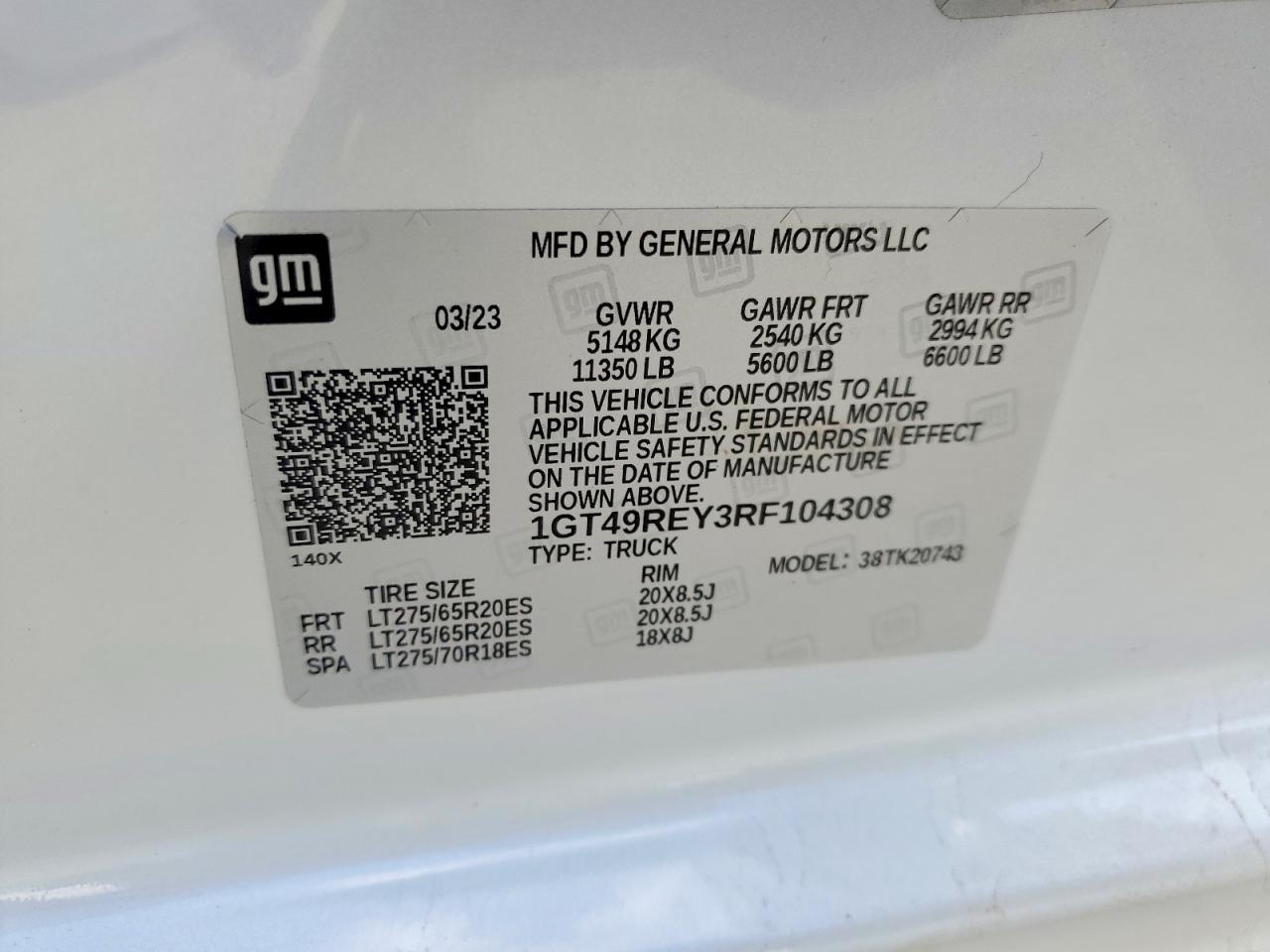 2024 Gmc Sierra K2500 Denali White vin: 1GT49REY3RF104308