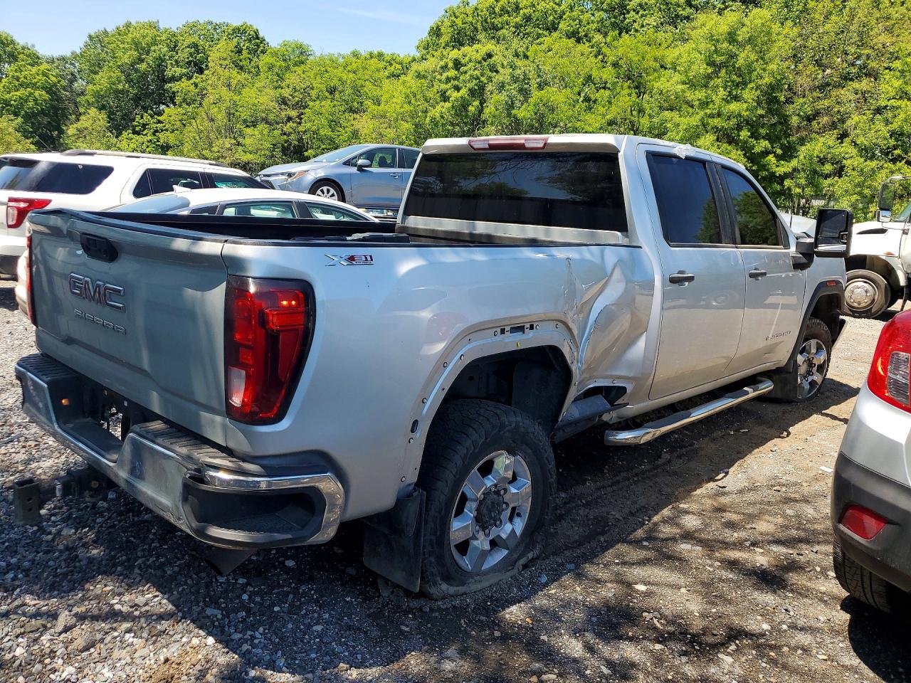 2021 Gmc Sierra K3500 Silver vin: 1GT49SE73MF105014