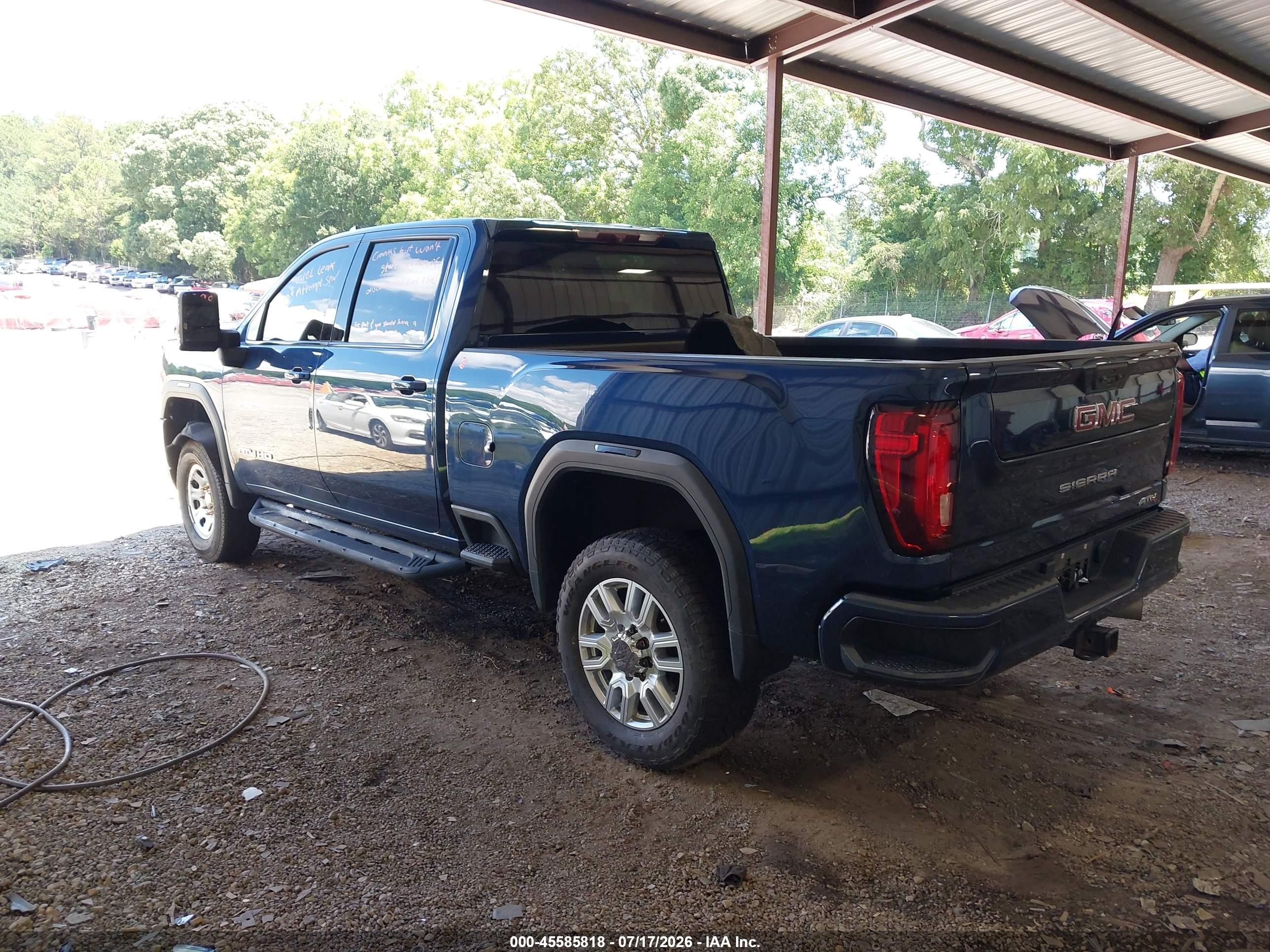 2021 Gmc Sierra 3500 Blue vin: 1GT49VEY2MF306056