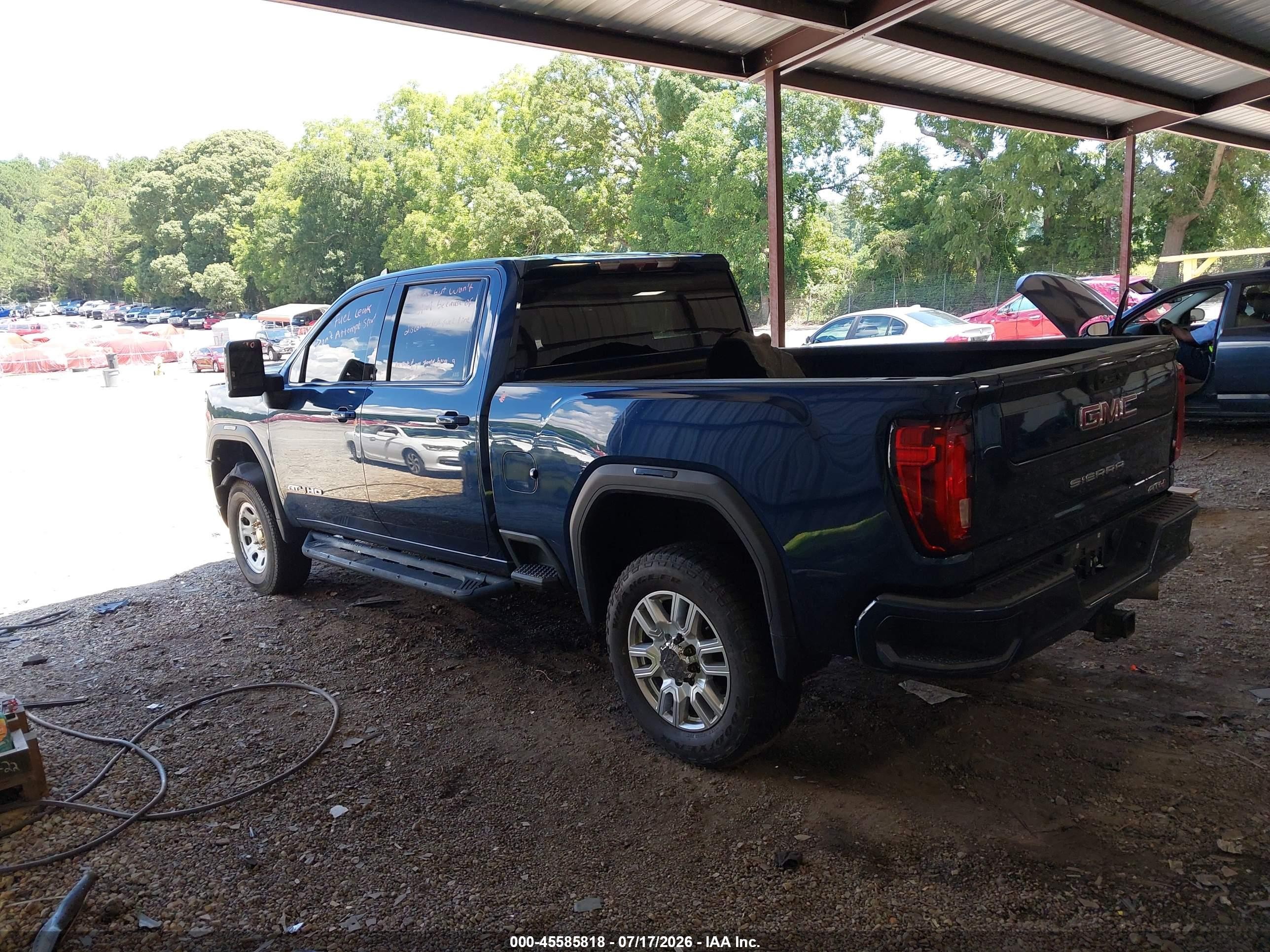 2021 Gmc Sierra 3500 Blue vin: 1GT49VEY2MF306056