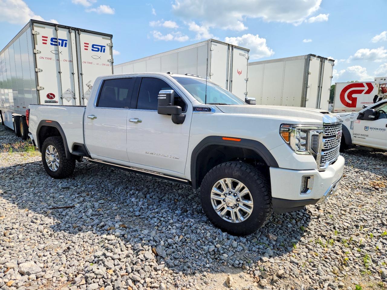 2021 Gmc Sierra K3500 Denali White vin: 1GT49WE73MF203466